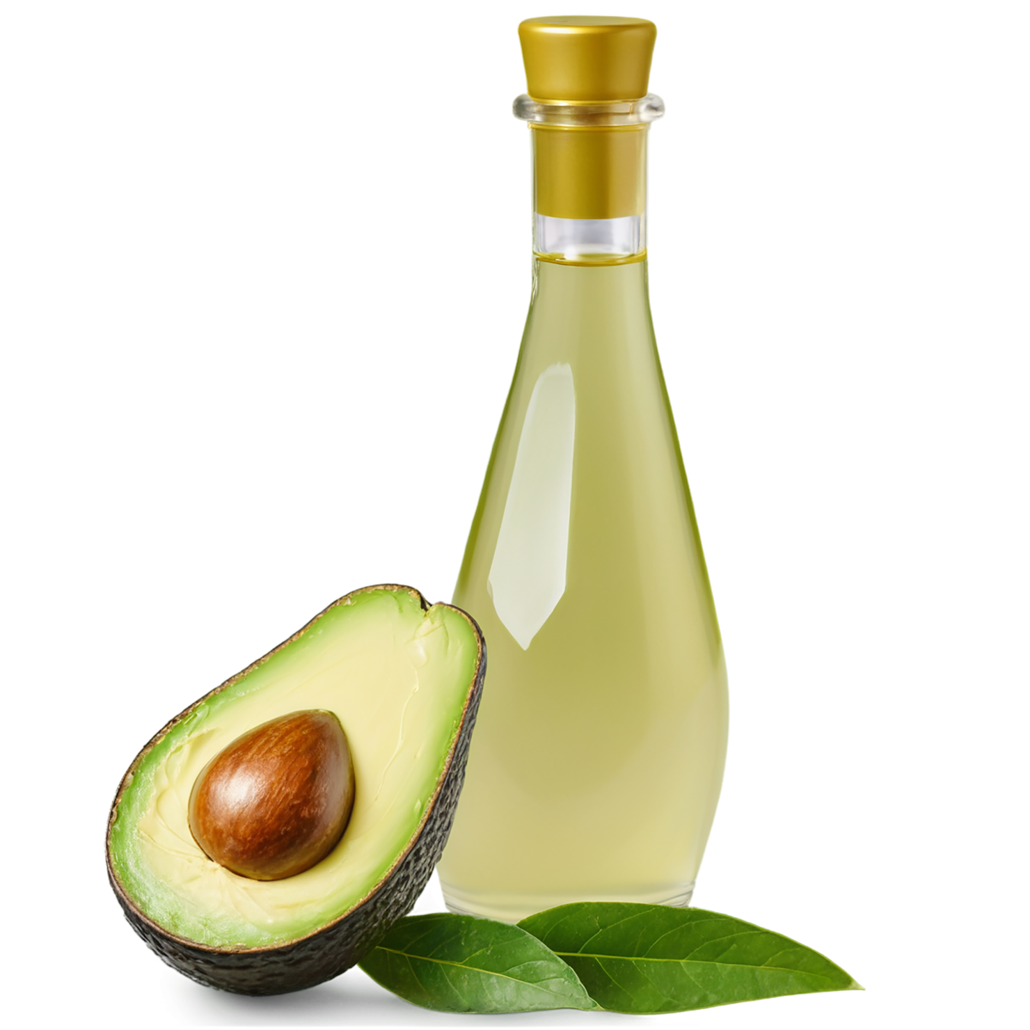 Avocado oil isolated on transparent background, #7629