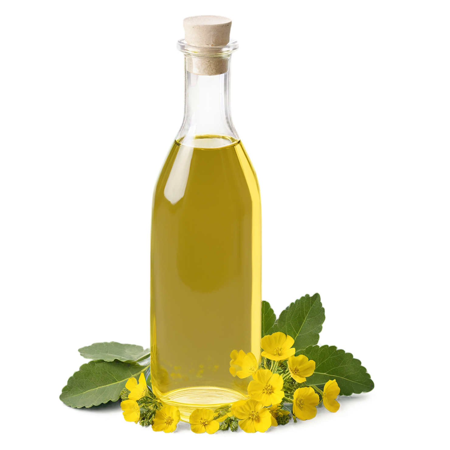 Canola oil isolated on transparent background, #7639