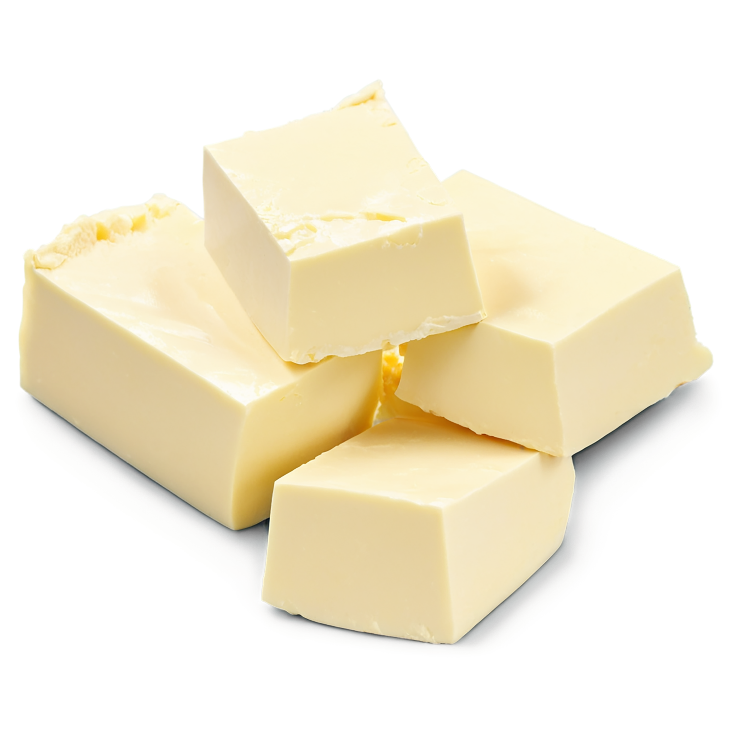 Cocoa butter isolated on transparent background, #7656