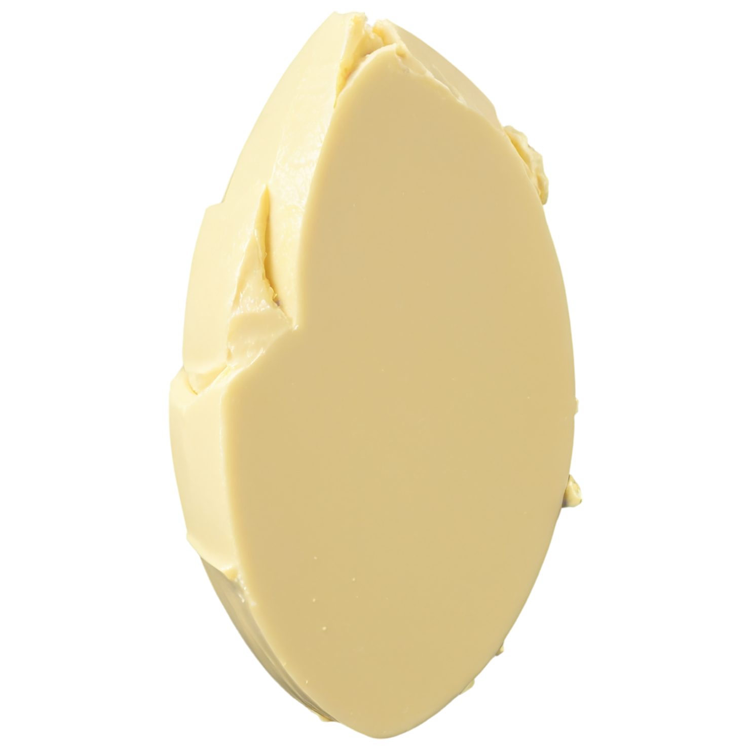 Cocoa butter isolated on transparent background, #7663