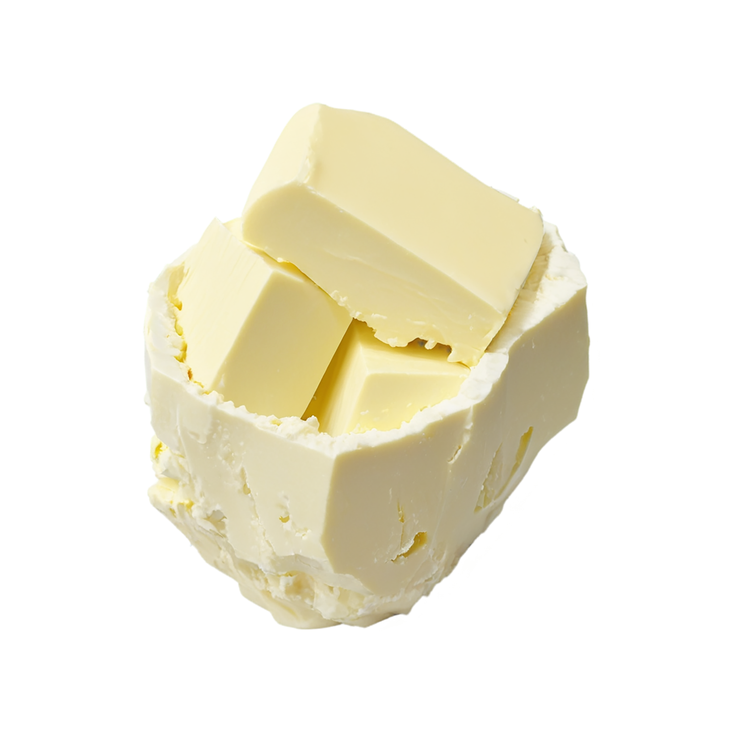 Cocoa butter isolated on transparent background, #7664