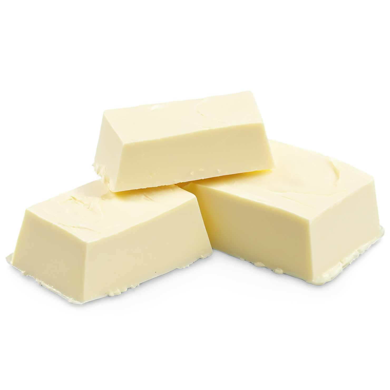 Cocoa butter isolated on transparent background, #7665
