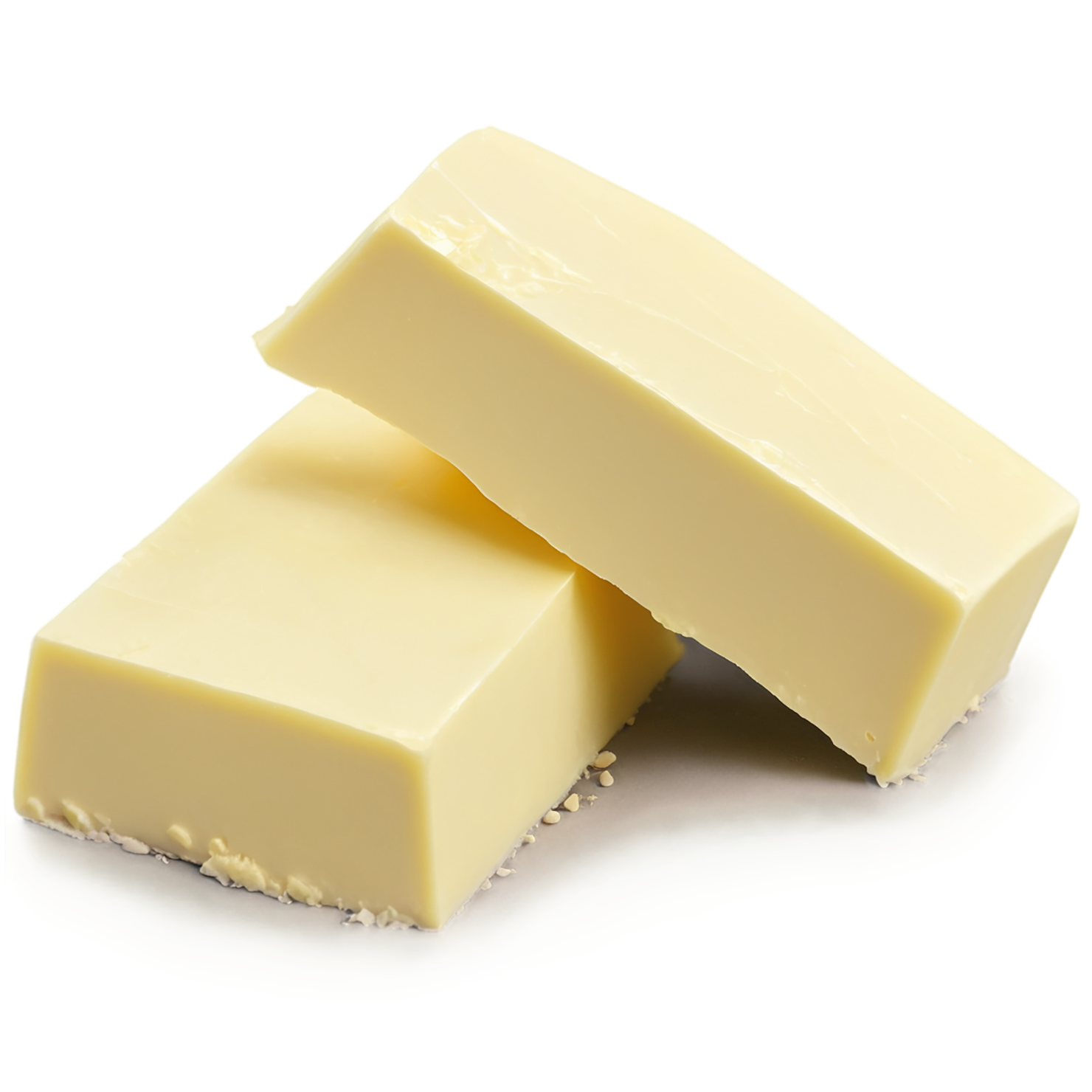 Cocoa butter isolated on transparent background, #7668