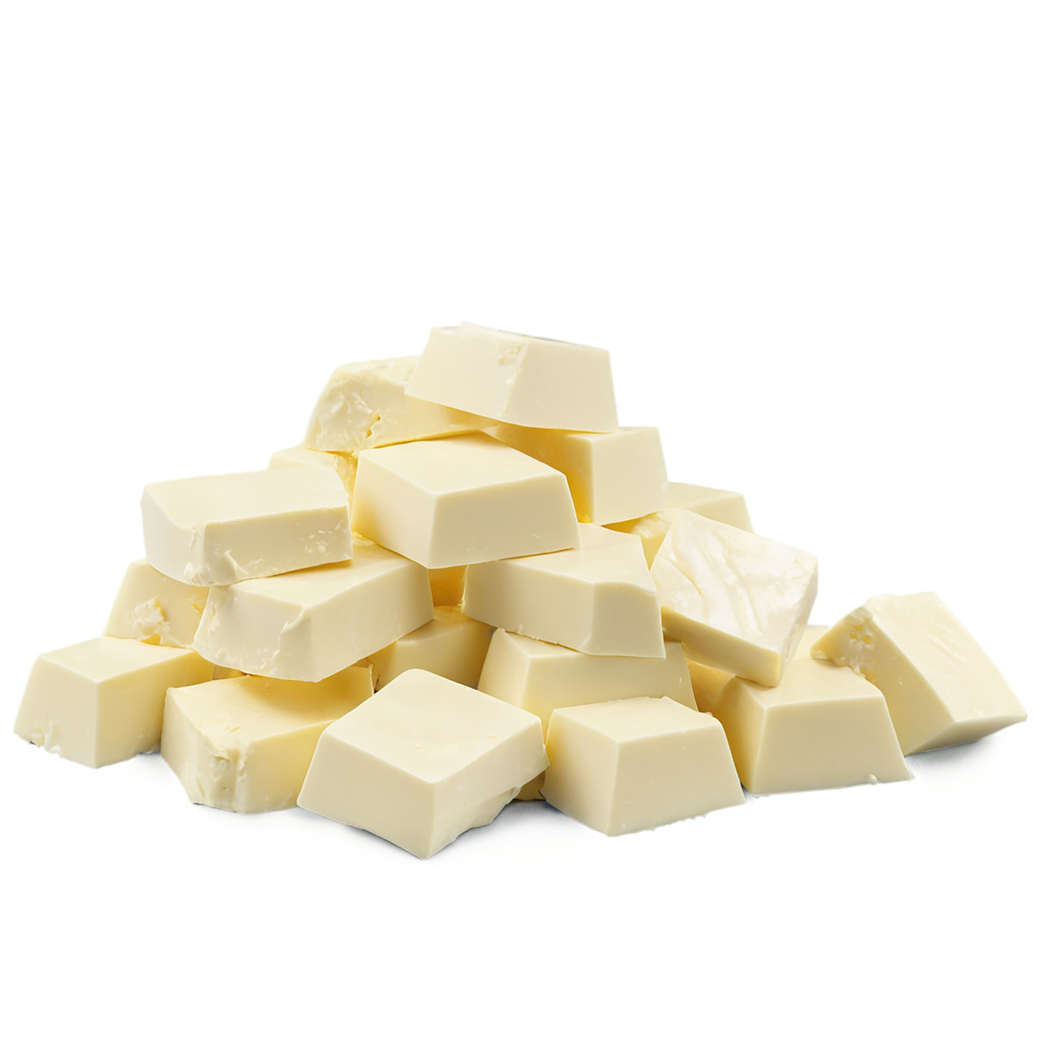 Cocoa butter isolated on transparent background, #7670
