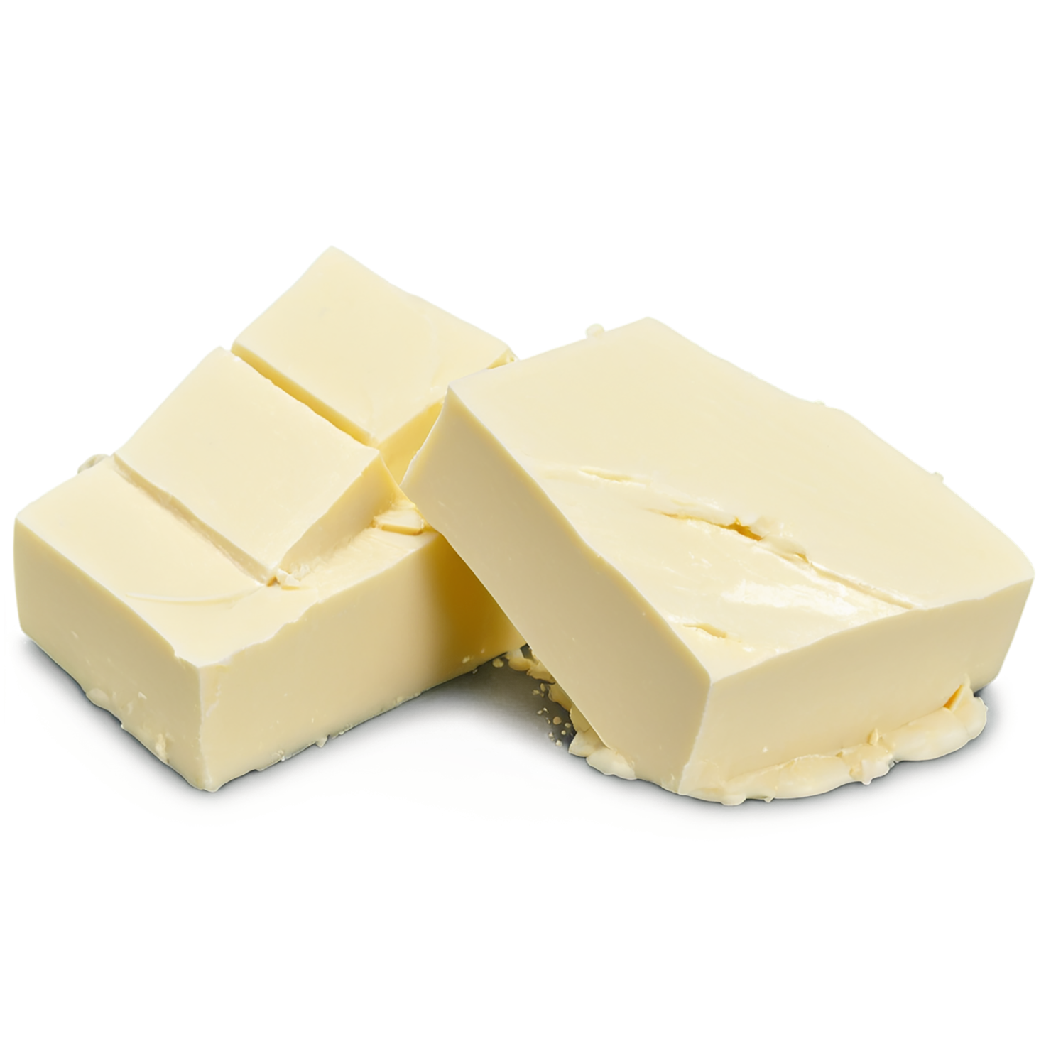 Cocoa butter isolated on transparent background, #7672