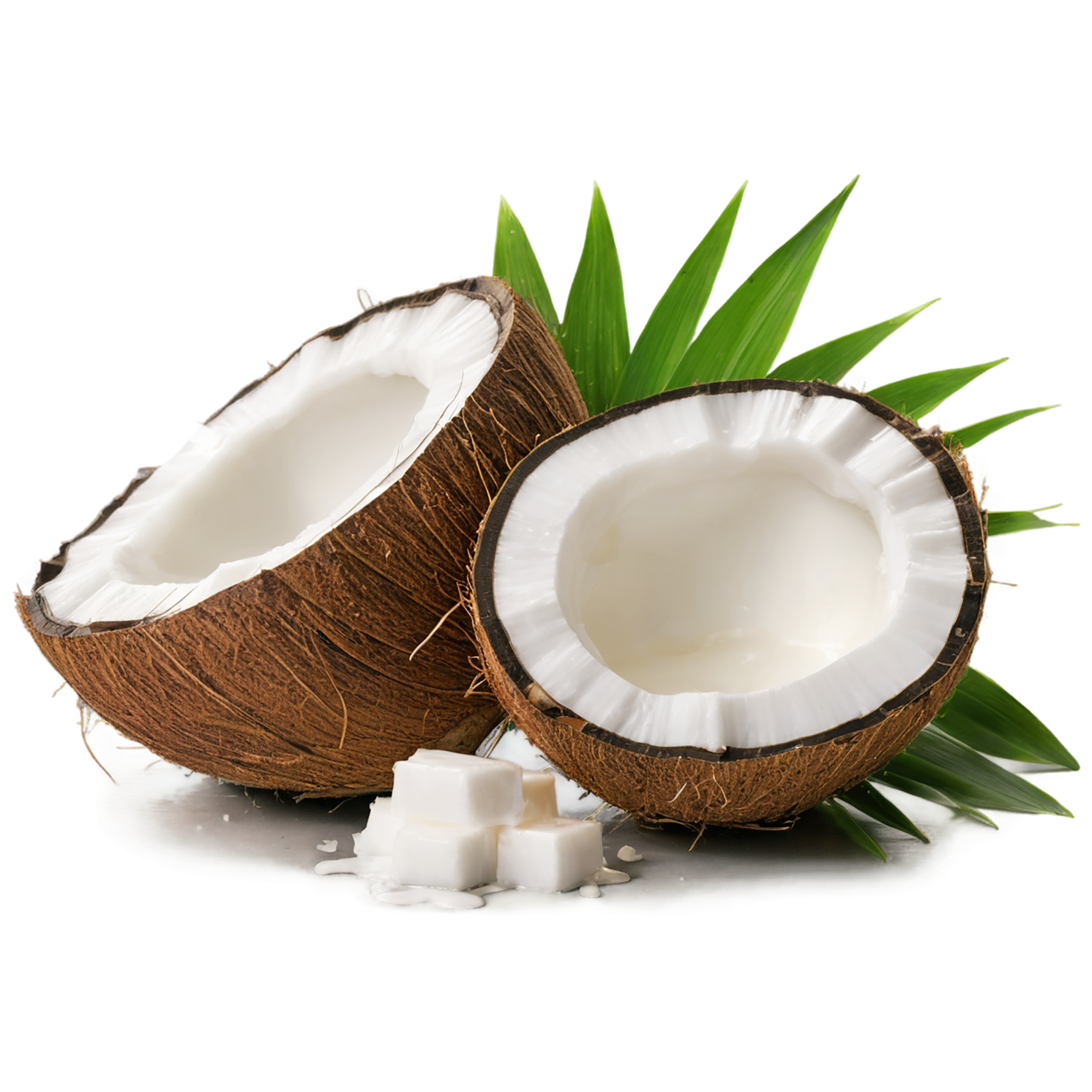 Coconut oil isolated on transparent background, #7693