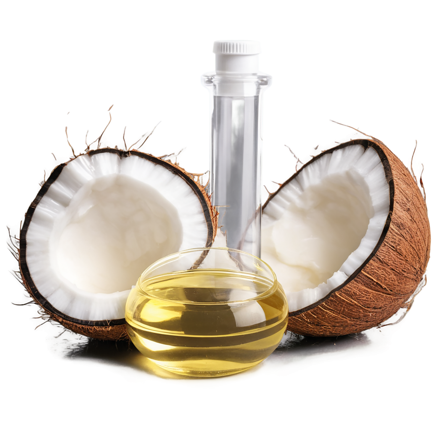 Coconut oil isolated on transparent background, #7695