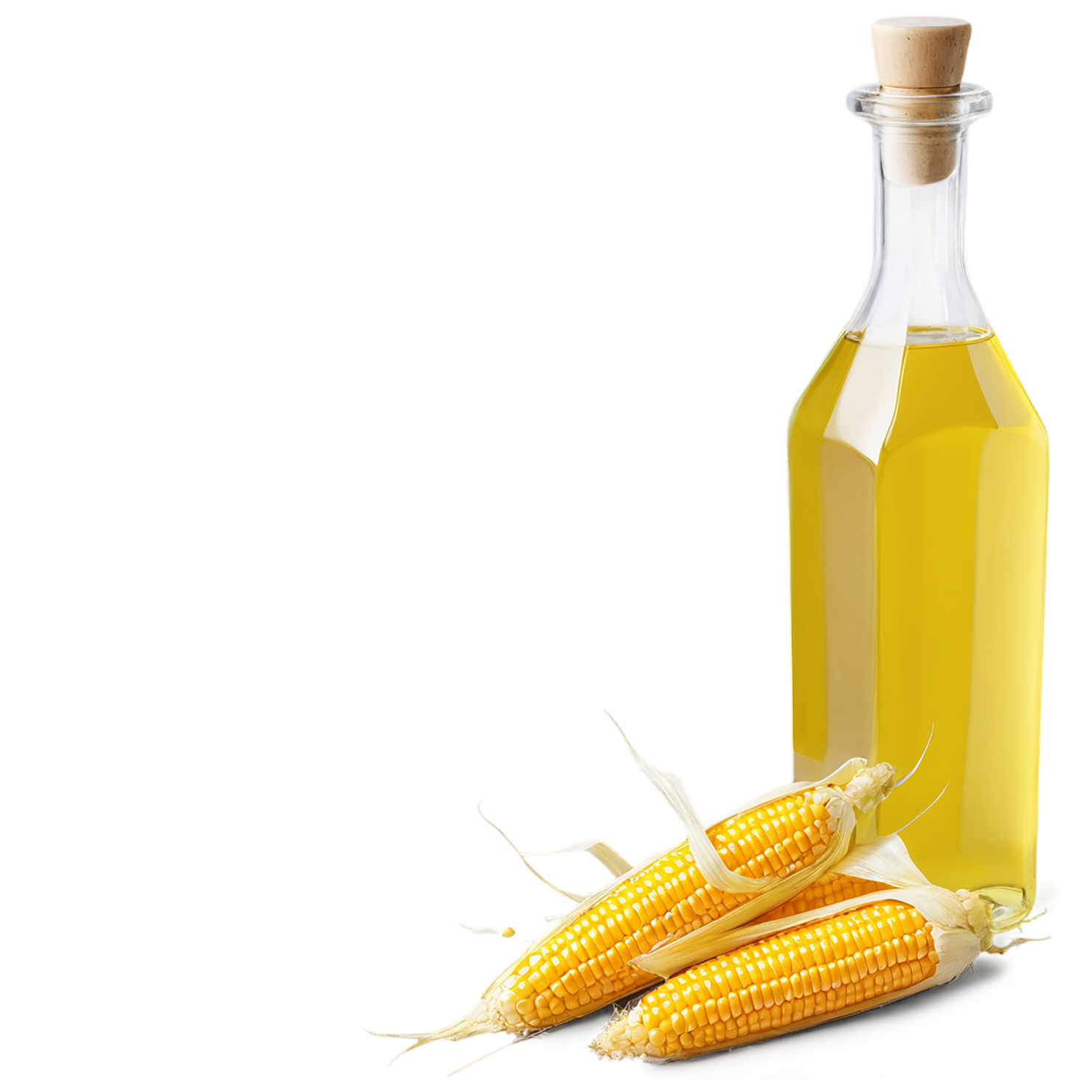 Corn oil isolated on transparent background, #7698