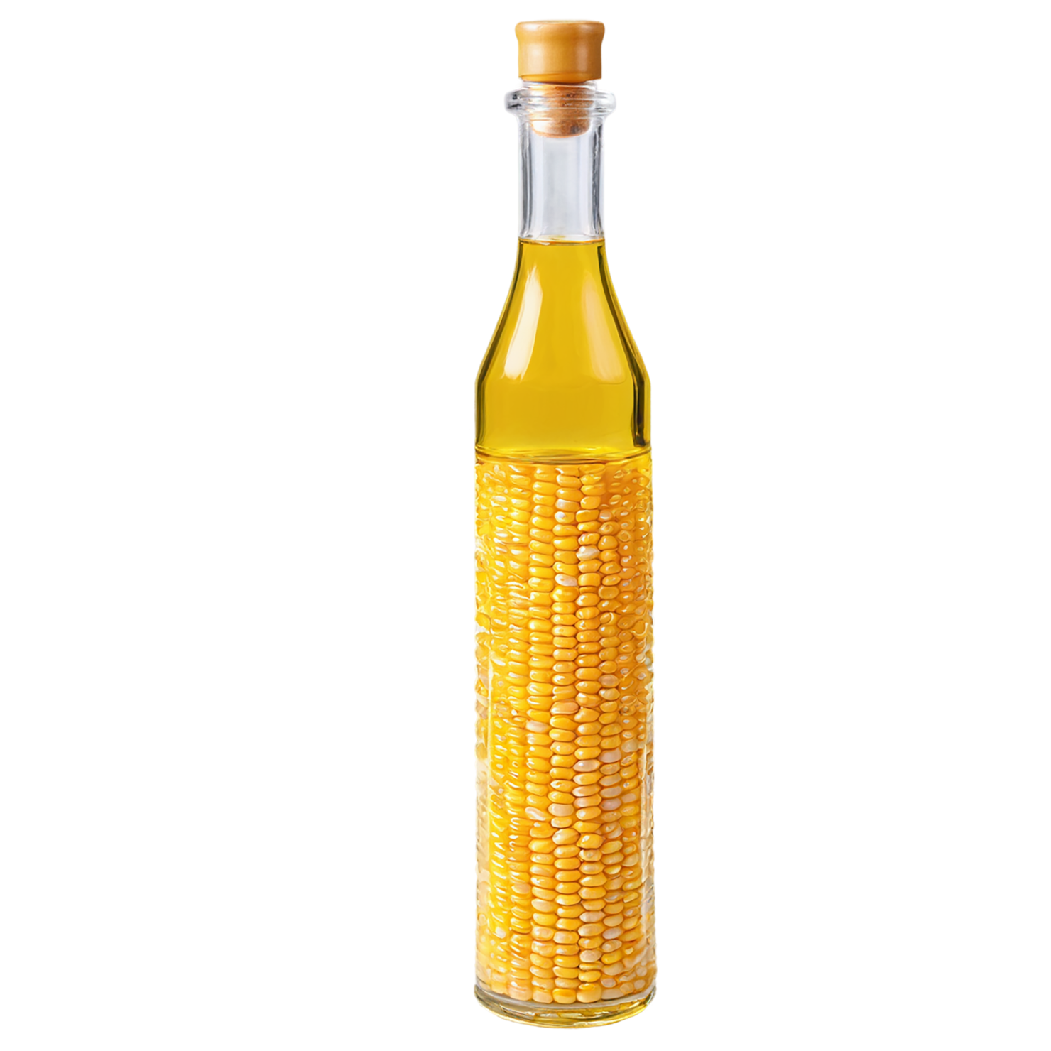 Corn oil isolated on transparent background, #7701