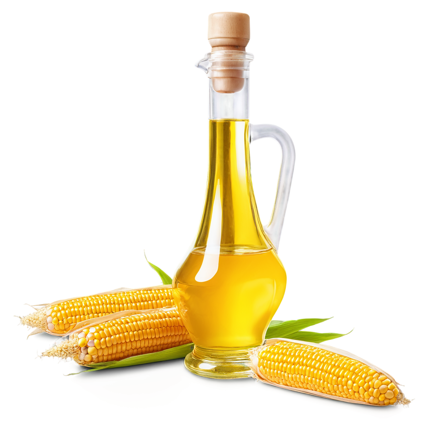 Corn oil isolated on transparent background, #7705
