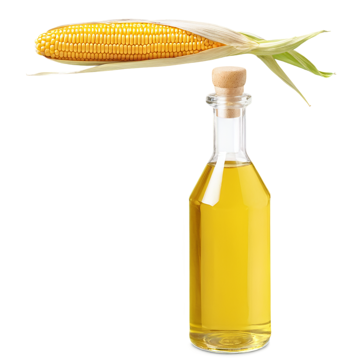 Corn oil isolated on transparent background, #7706