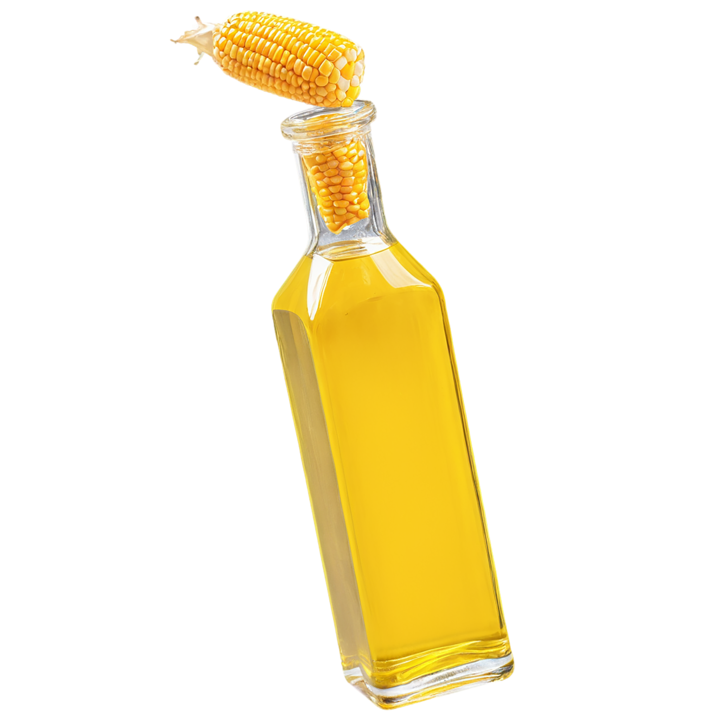 Corn oil isolated on transparent background, #7717