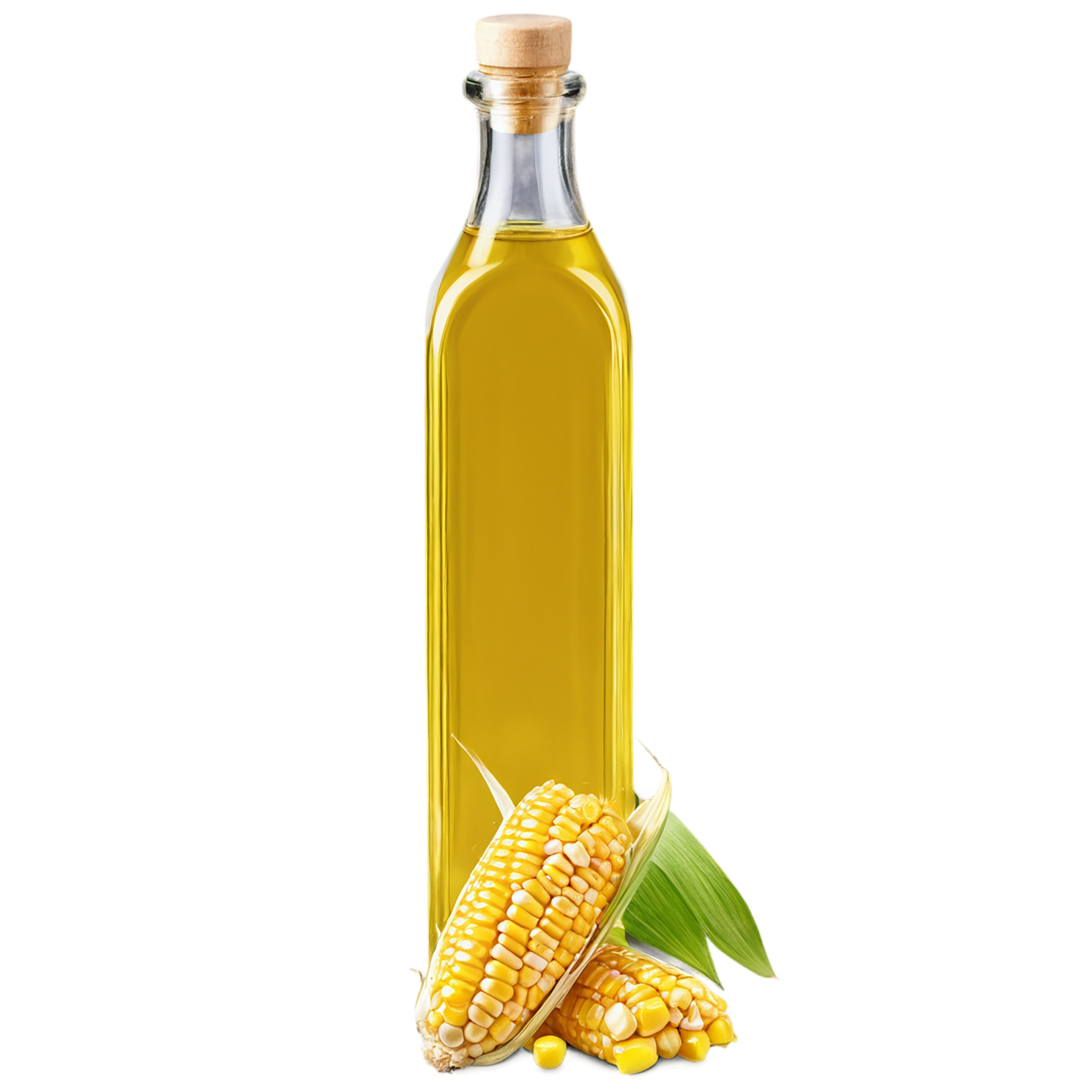Corn oil isolated on transparent background, #7720