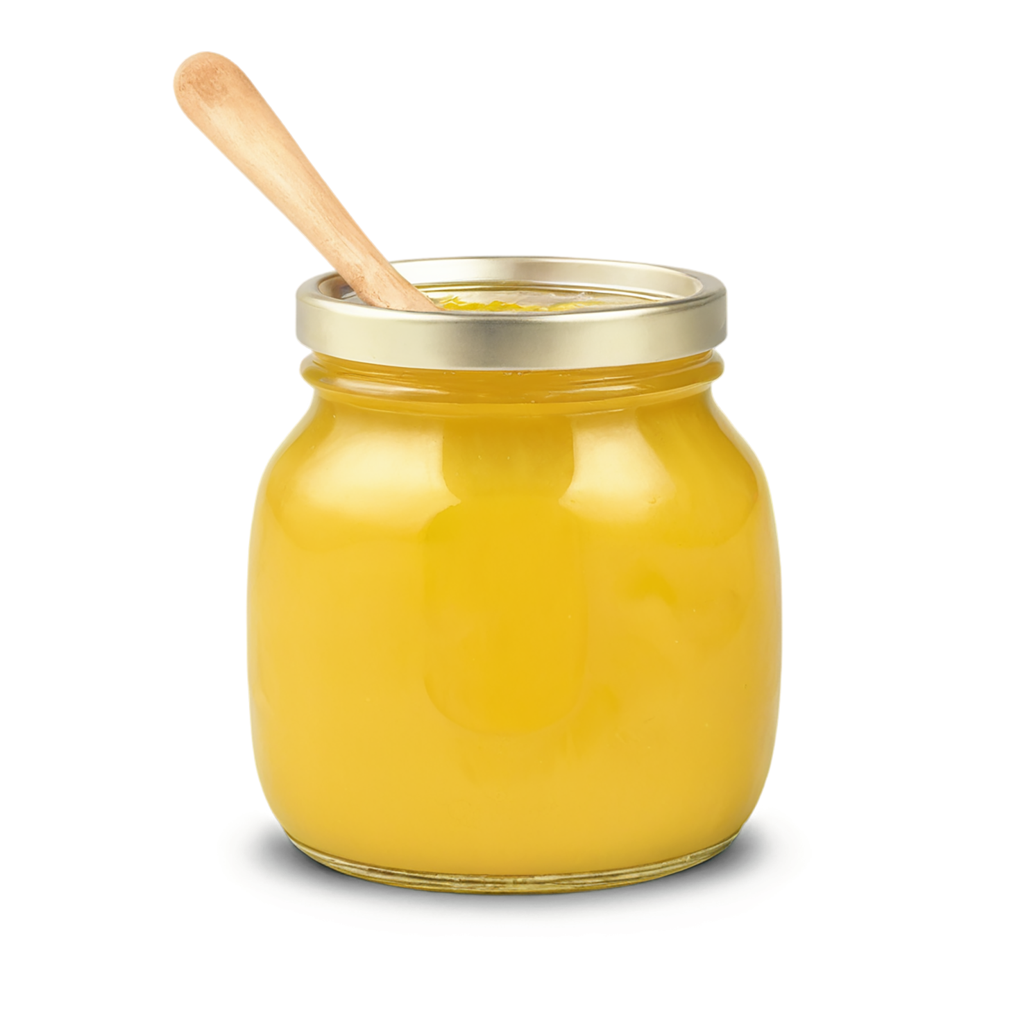 Ghee fat isolated on transparent background, #7778