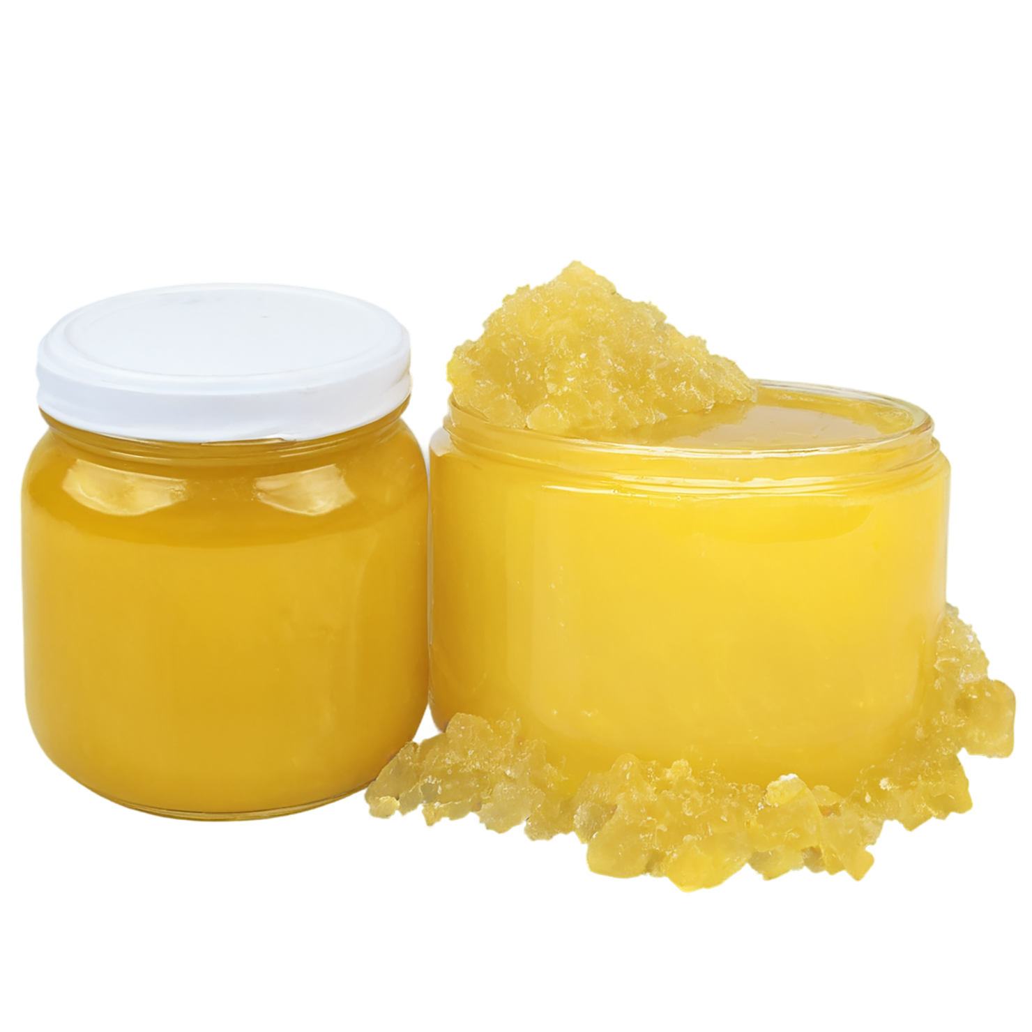Ghee fat isolated on transparent background, #7782