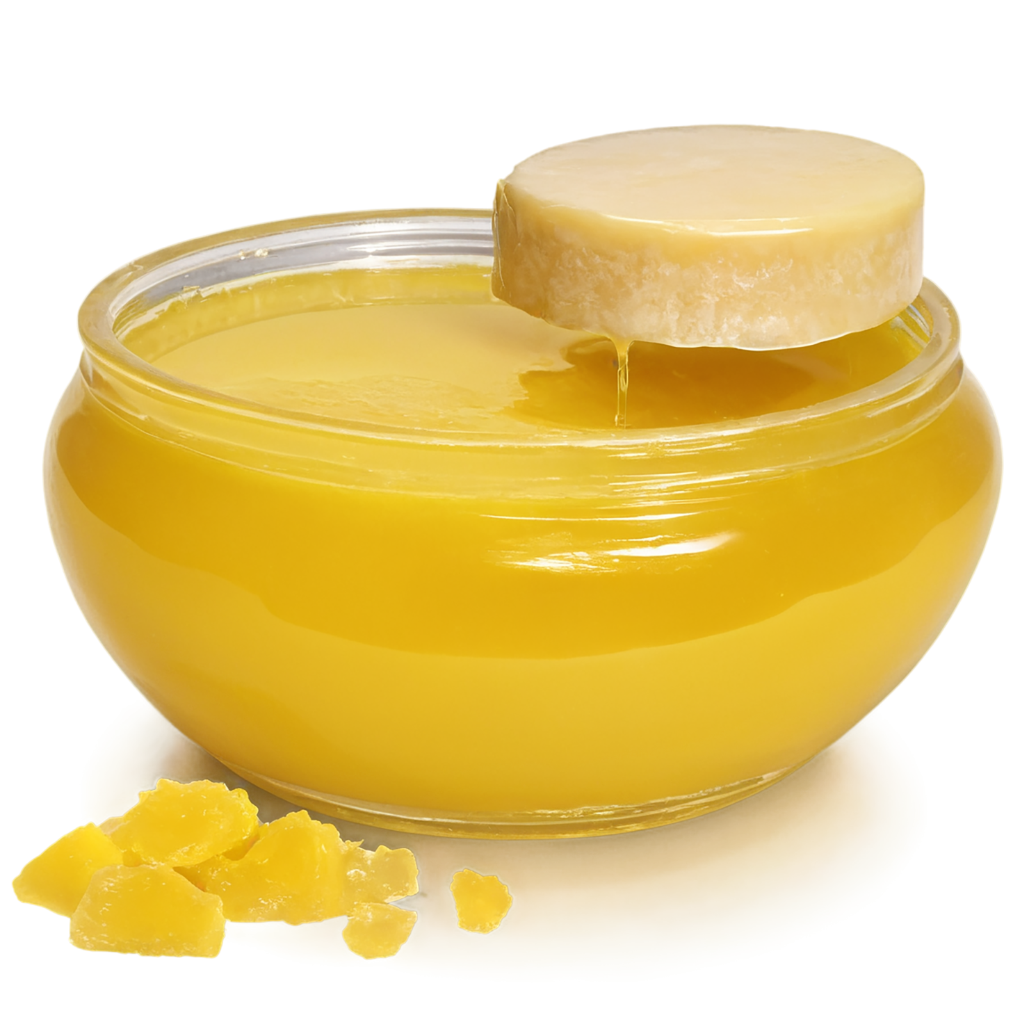 Ghee fat isolated on transparent background, #7790