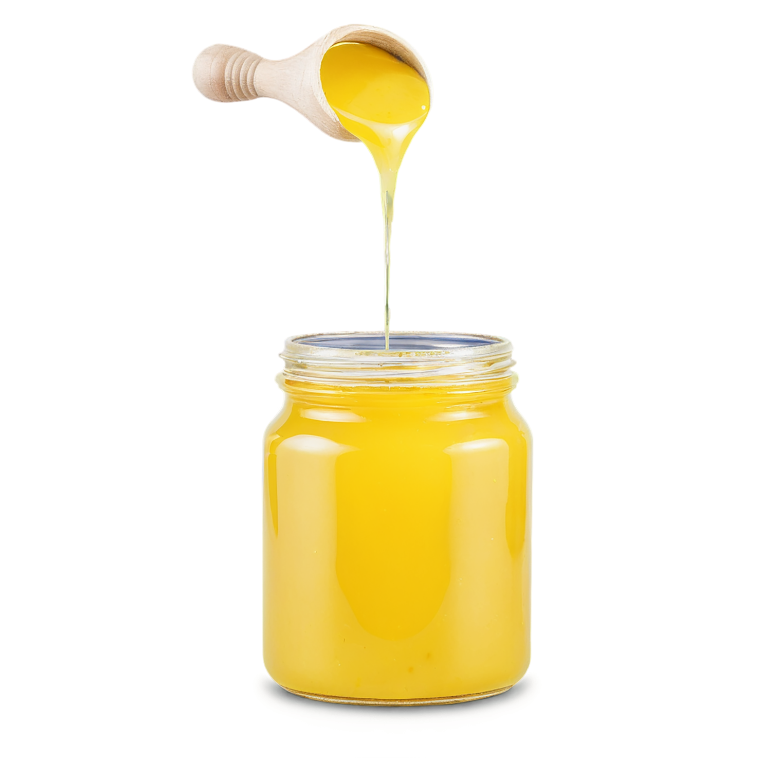 Ghee fat isolated on transparent background, #7798