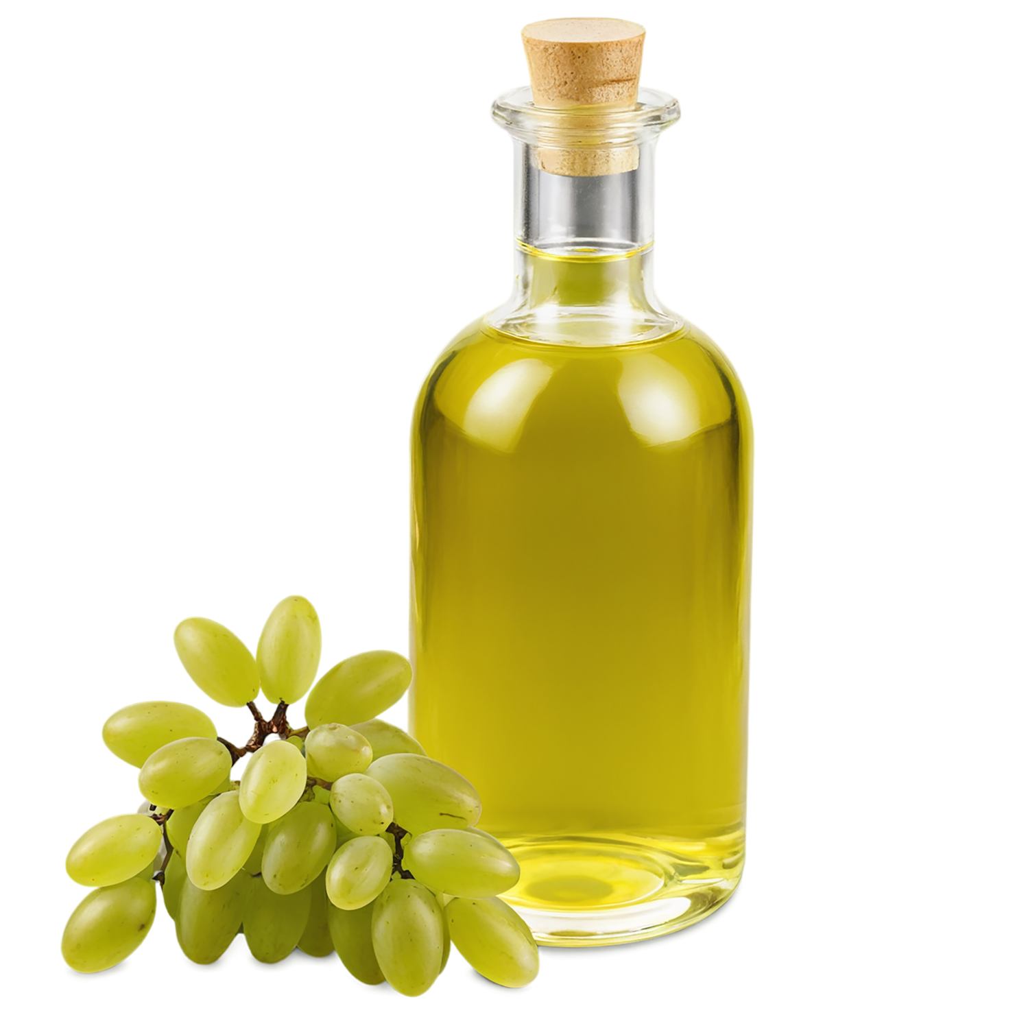 Grapeseed oil isolated on transparent background, #7799