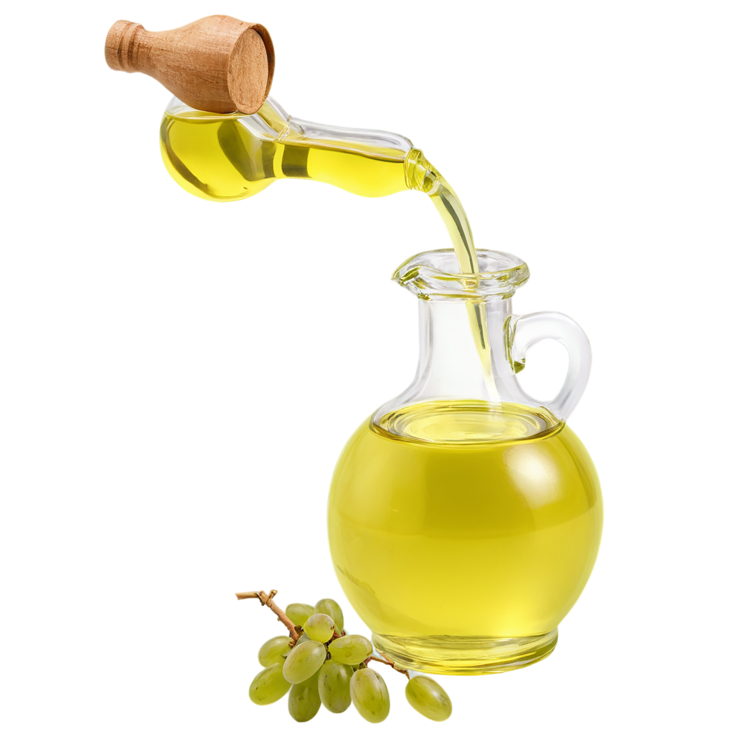 Grapeseed oil isolated on transparent background, #7822