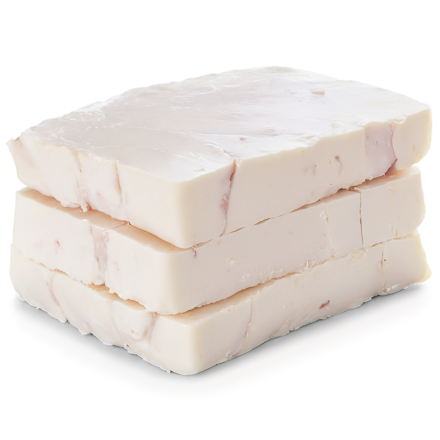 Lard fats isolated on transparent background, #7848