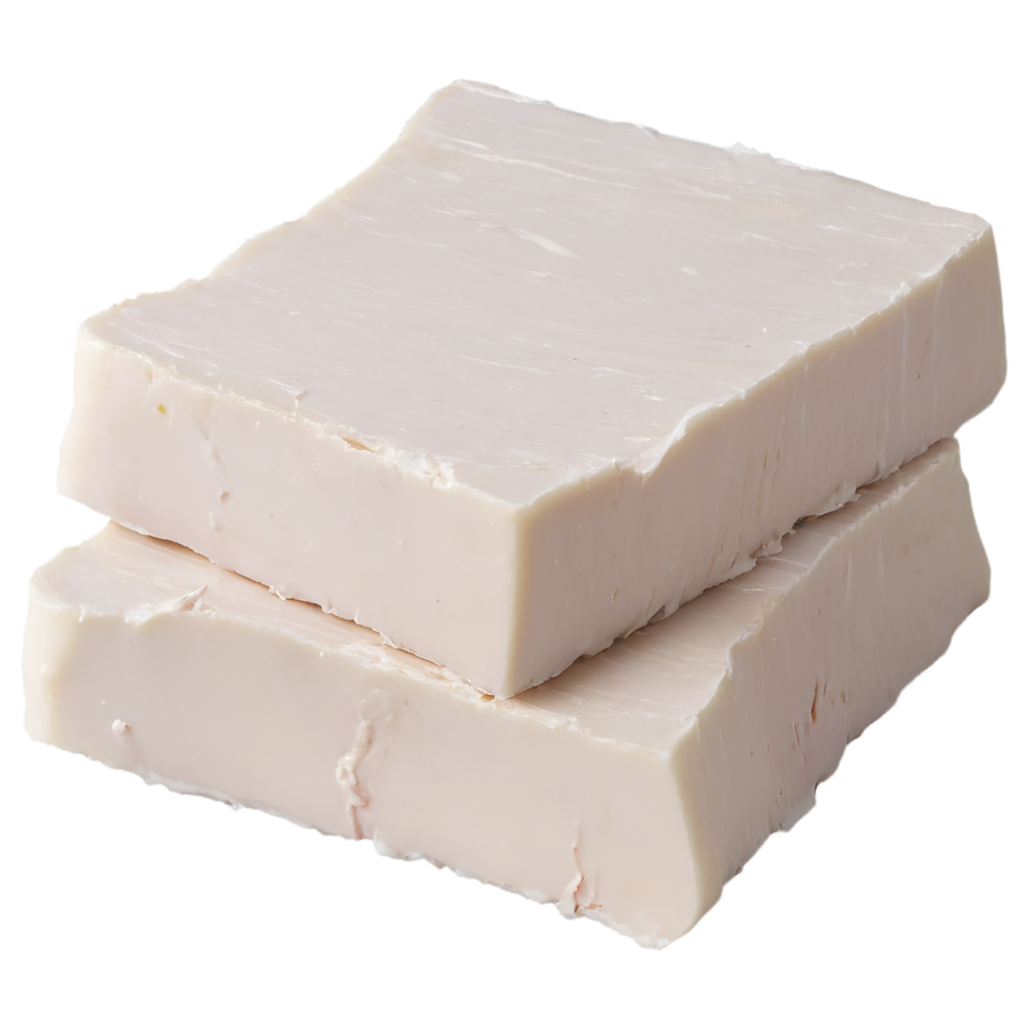 Lard fats isolated on transparent background, #7855