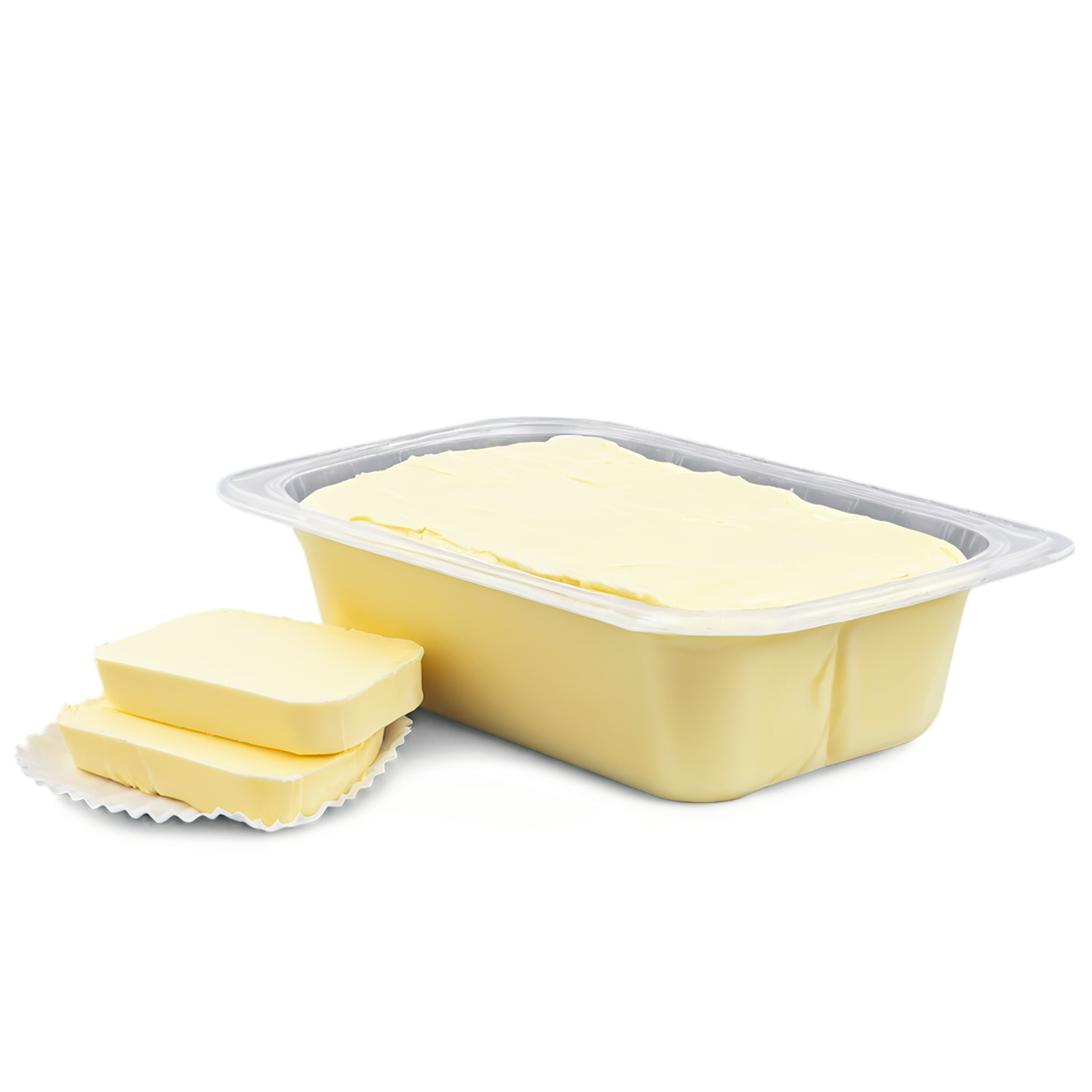 Margarine fats isolated on transparent background, #7862