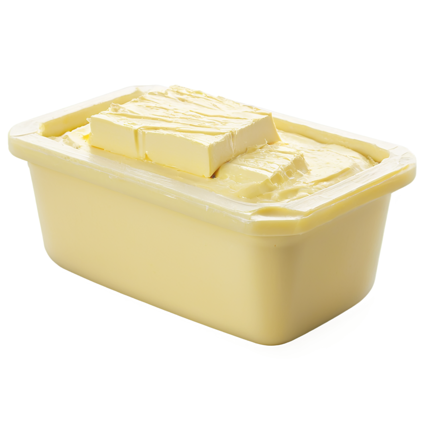 Margarine fats isolated on transparent background, #7880