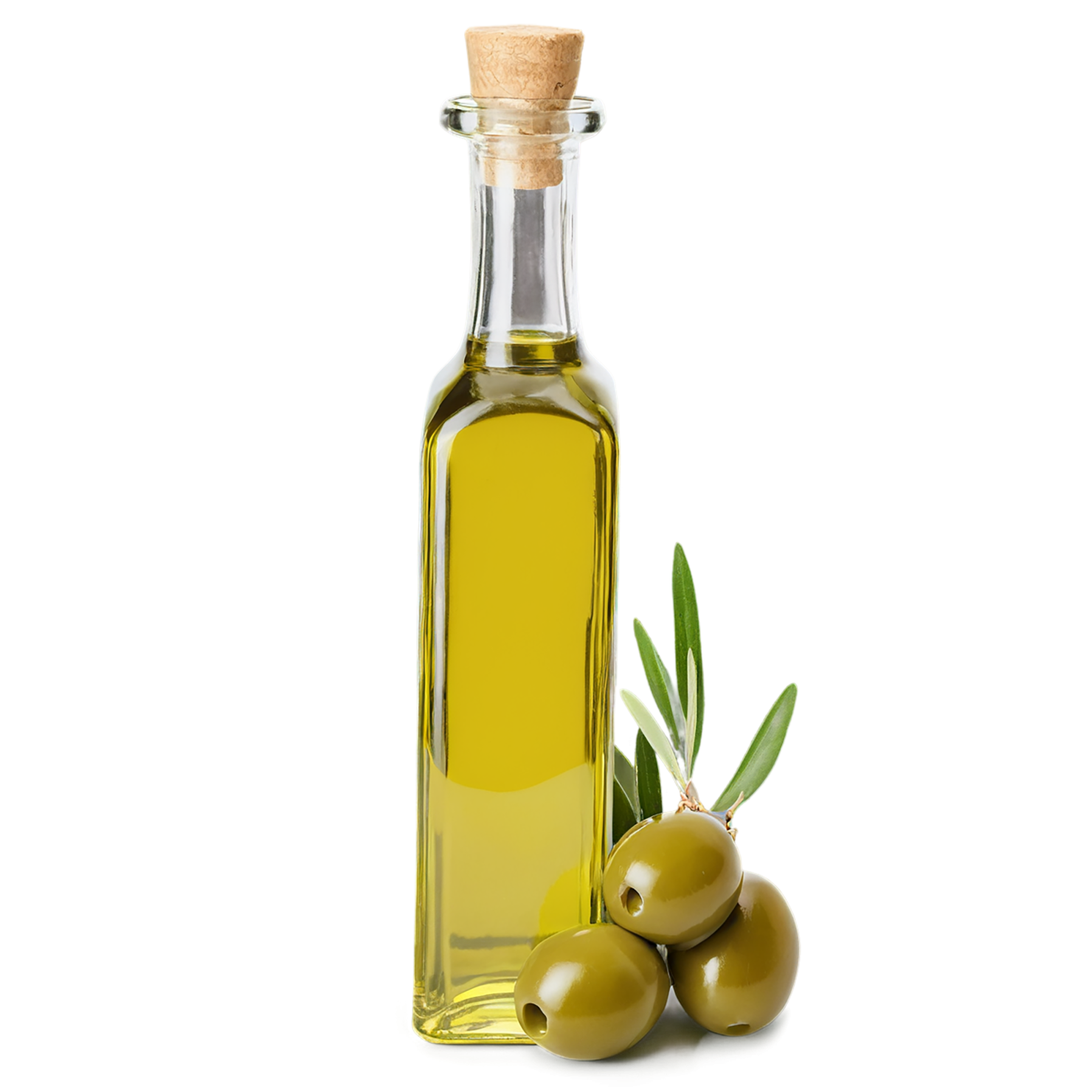 Olive oil isolated on transparent background, #7890
