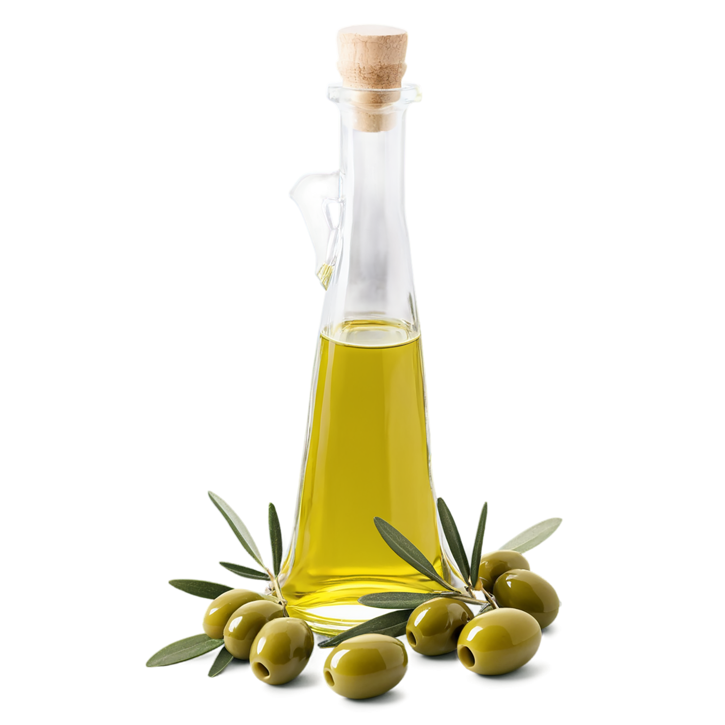 Olive oil isolated on transparent background, #7900