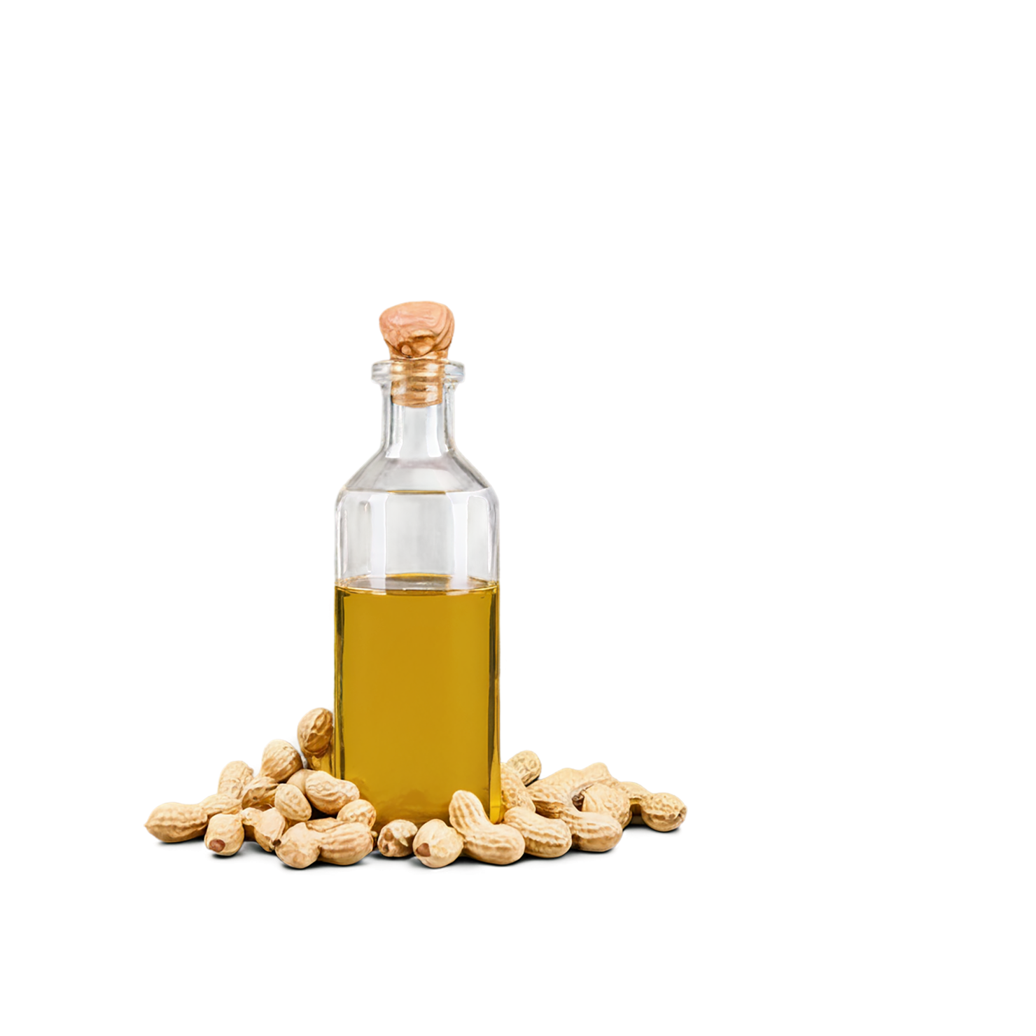 Peanut oil isolated on transparent background, #7915