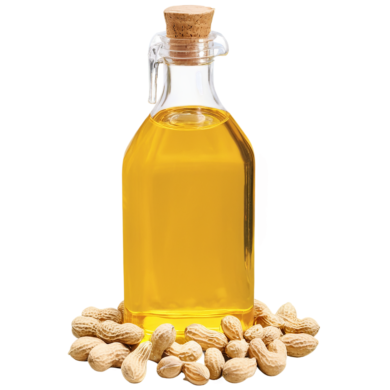 Peanut oil isolated on transparent background, #7916