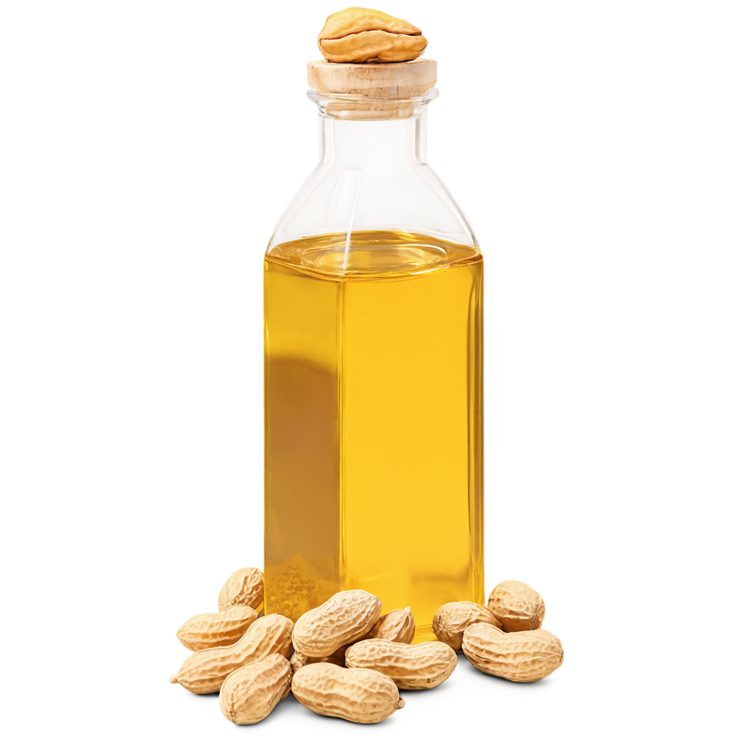 Peanut oil isolated on transparent background, #7919