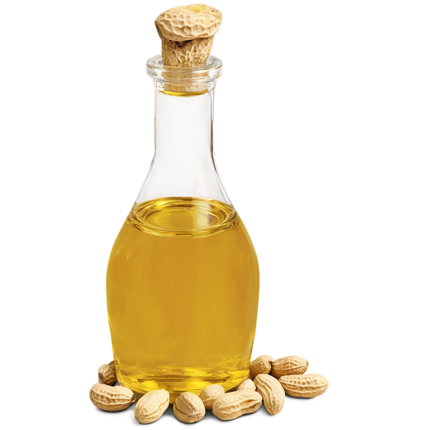 Peanut oil isolated on transparent background, #7921