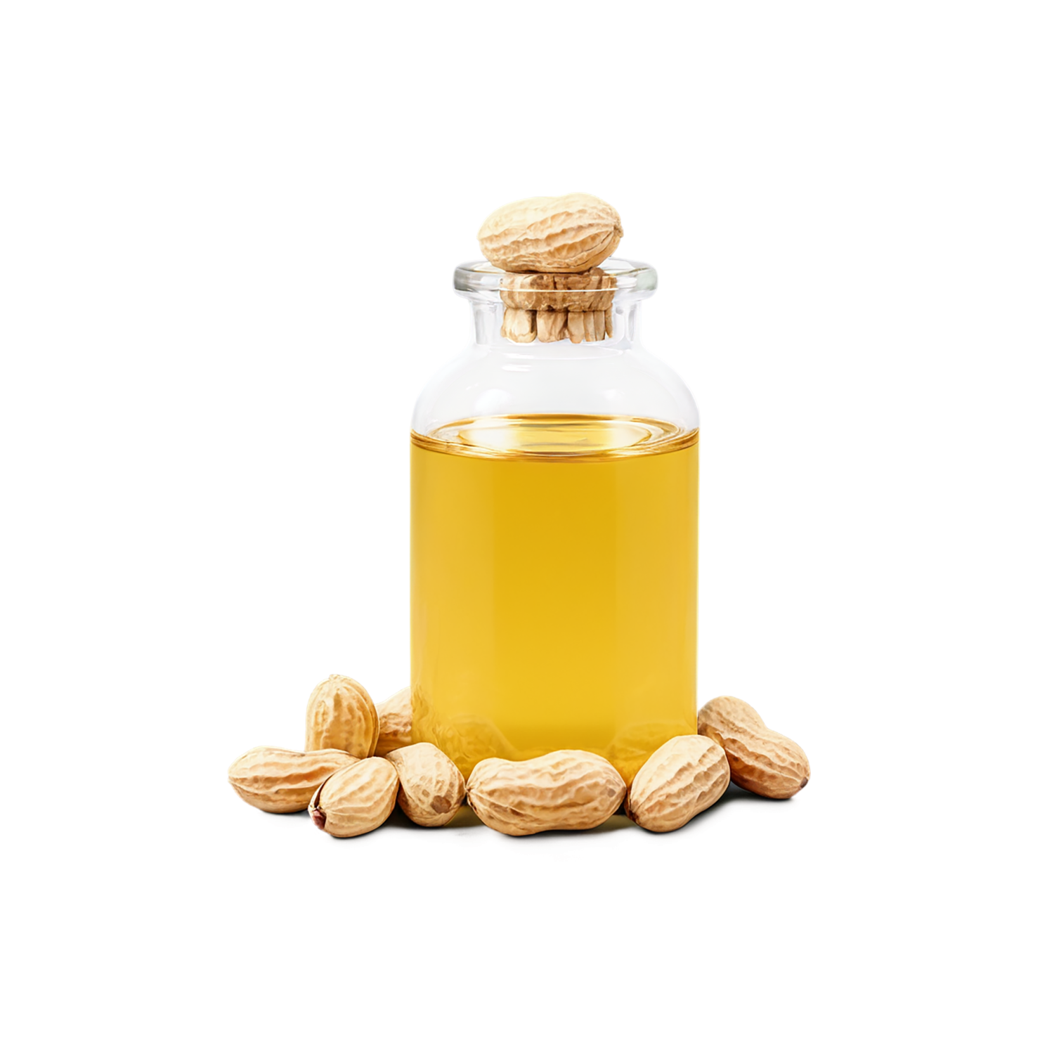 Peanut oil isolated on transparent background, #7925