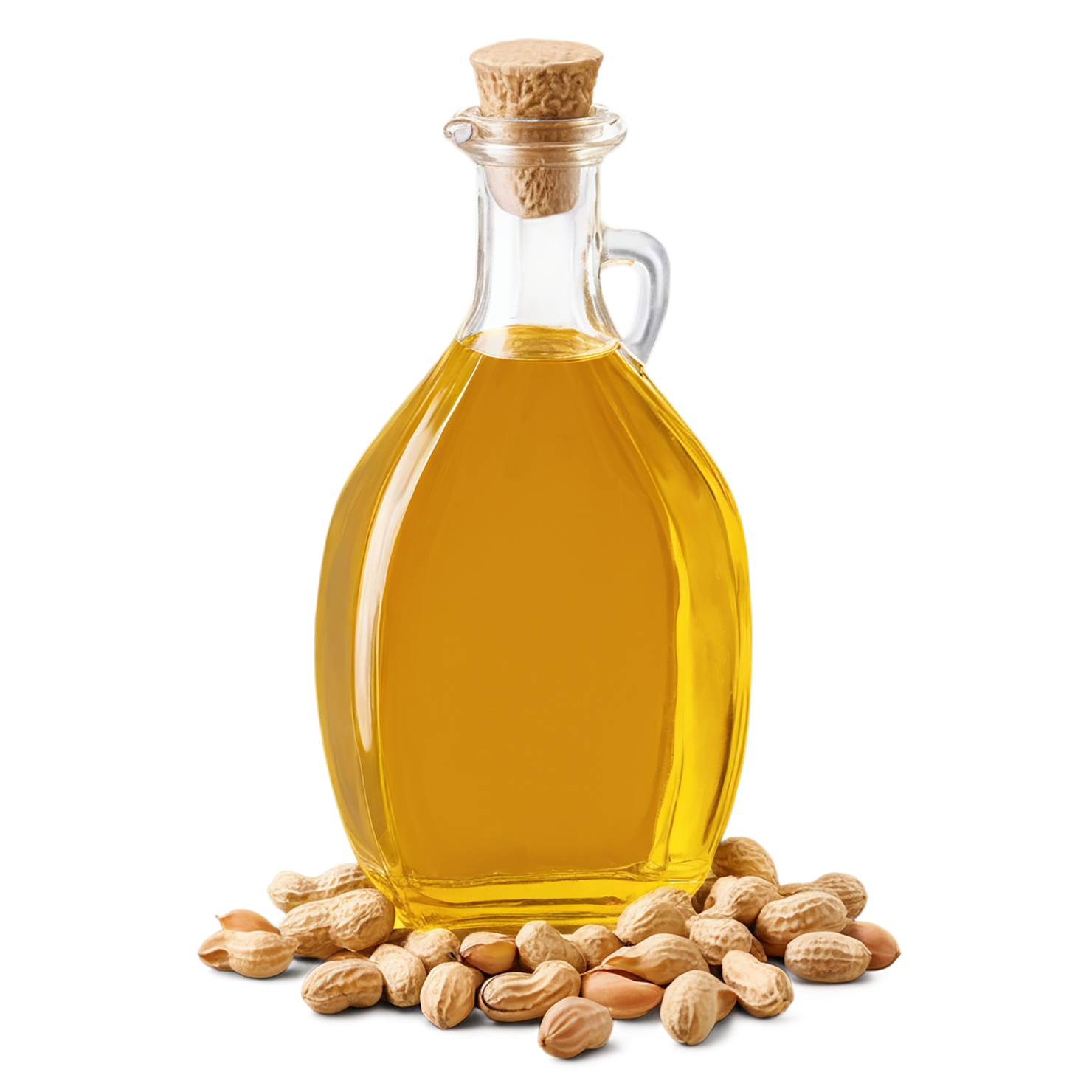 Peanut oil isolated on transparent background, #7928
