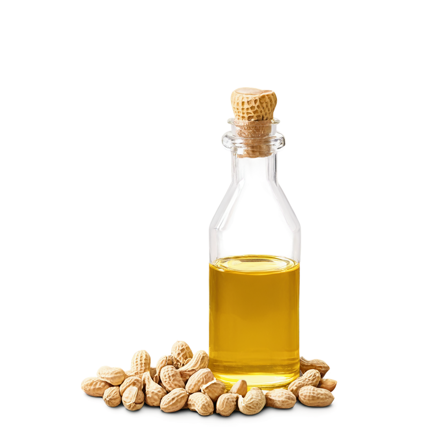 Peanut oil isolated on transparent background, #7929