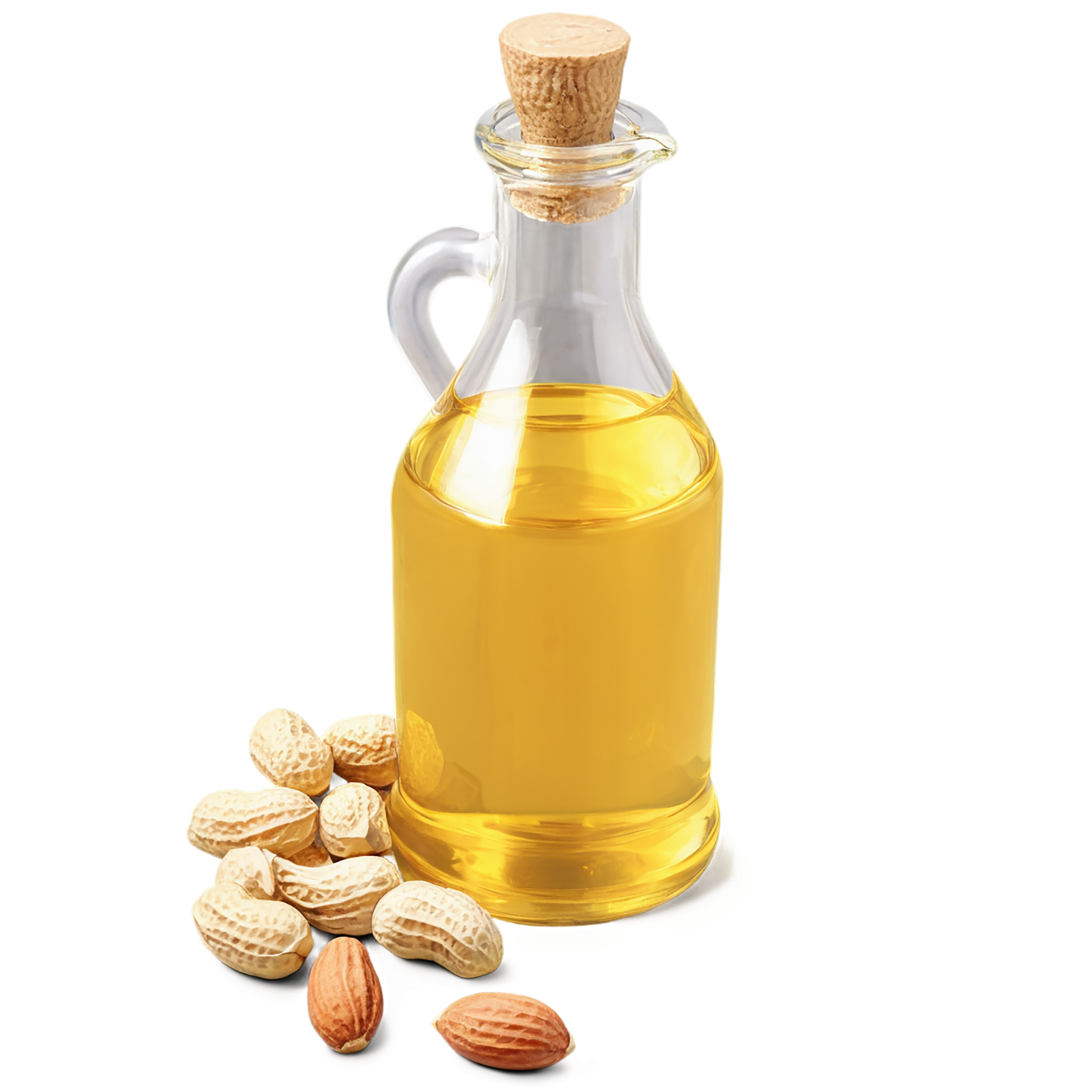Peanut oil isolated on transparent background, #7934