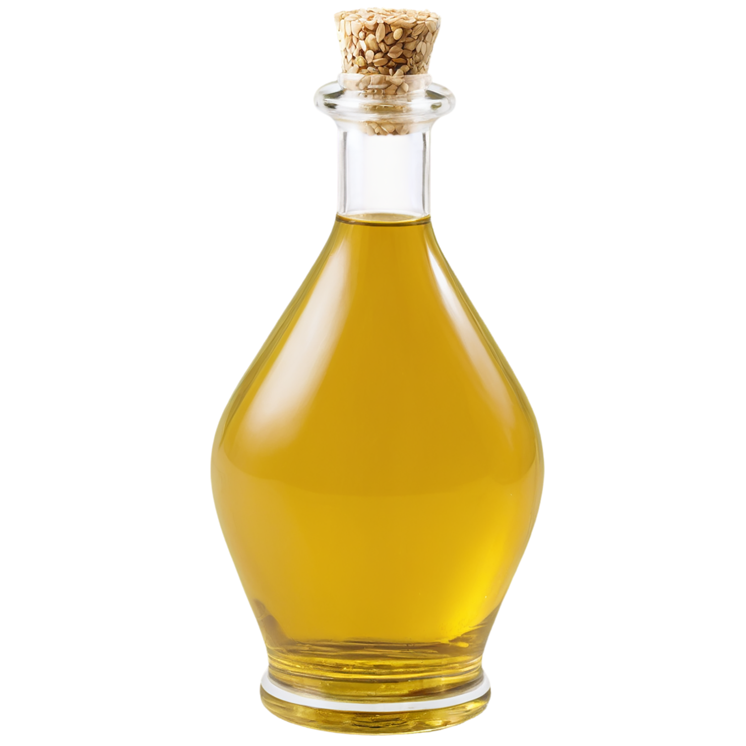 Sesame oil isolated on transparent background, #7951
