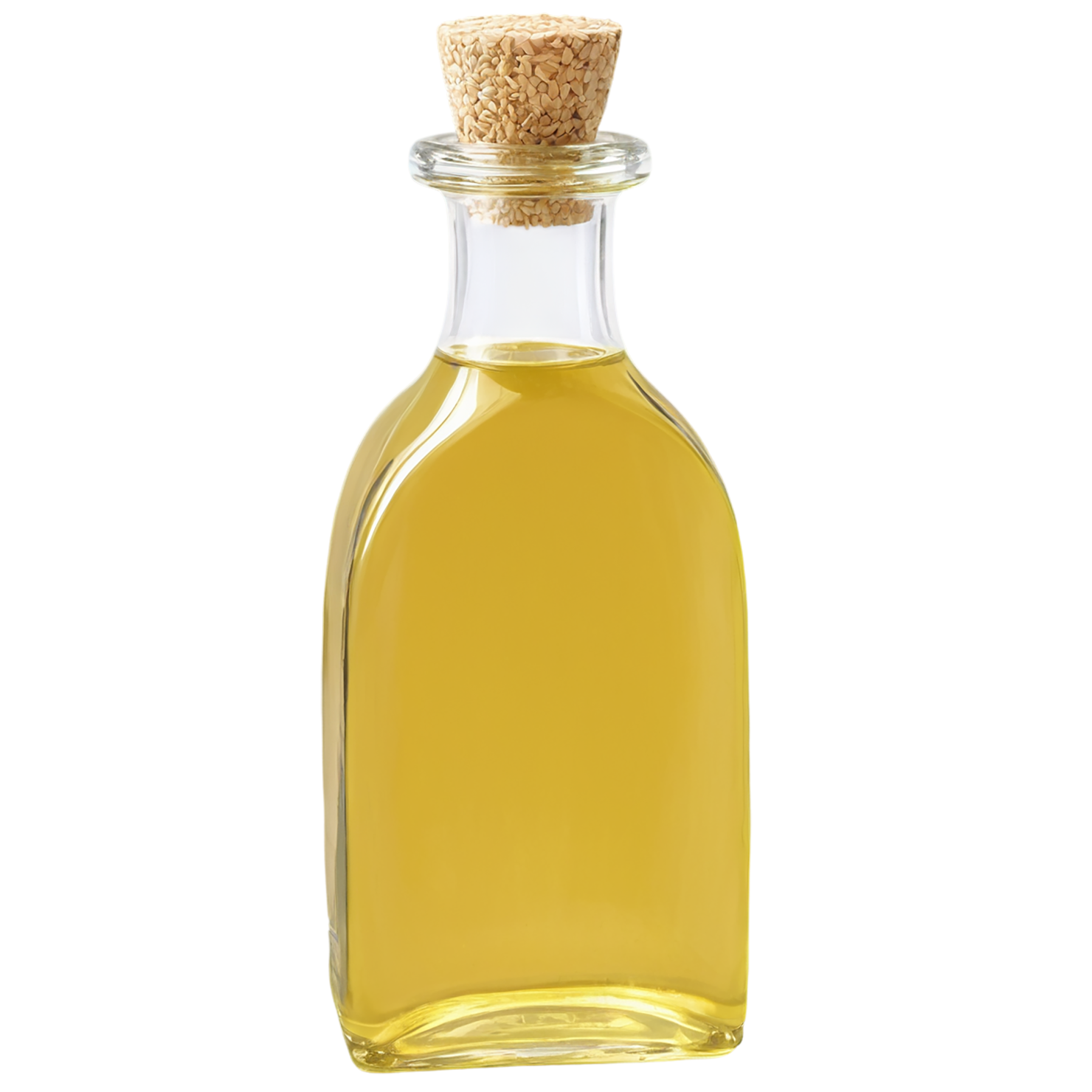 Sesame oil isolated on transparent background, #7956