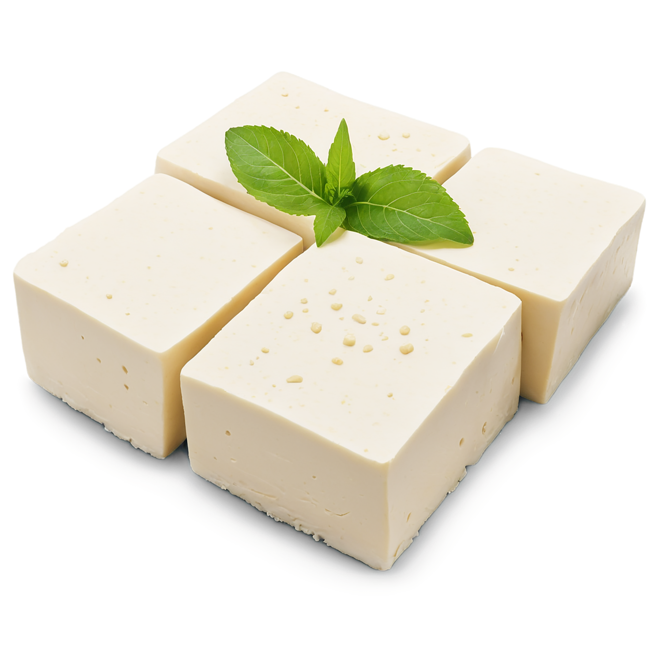 Tofu proteins isolated on transparent background #8714