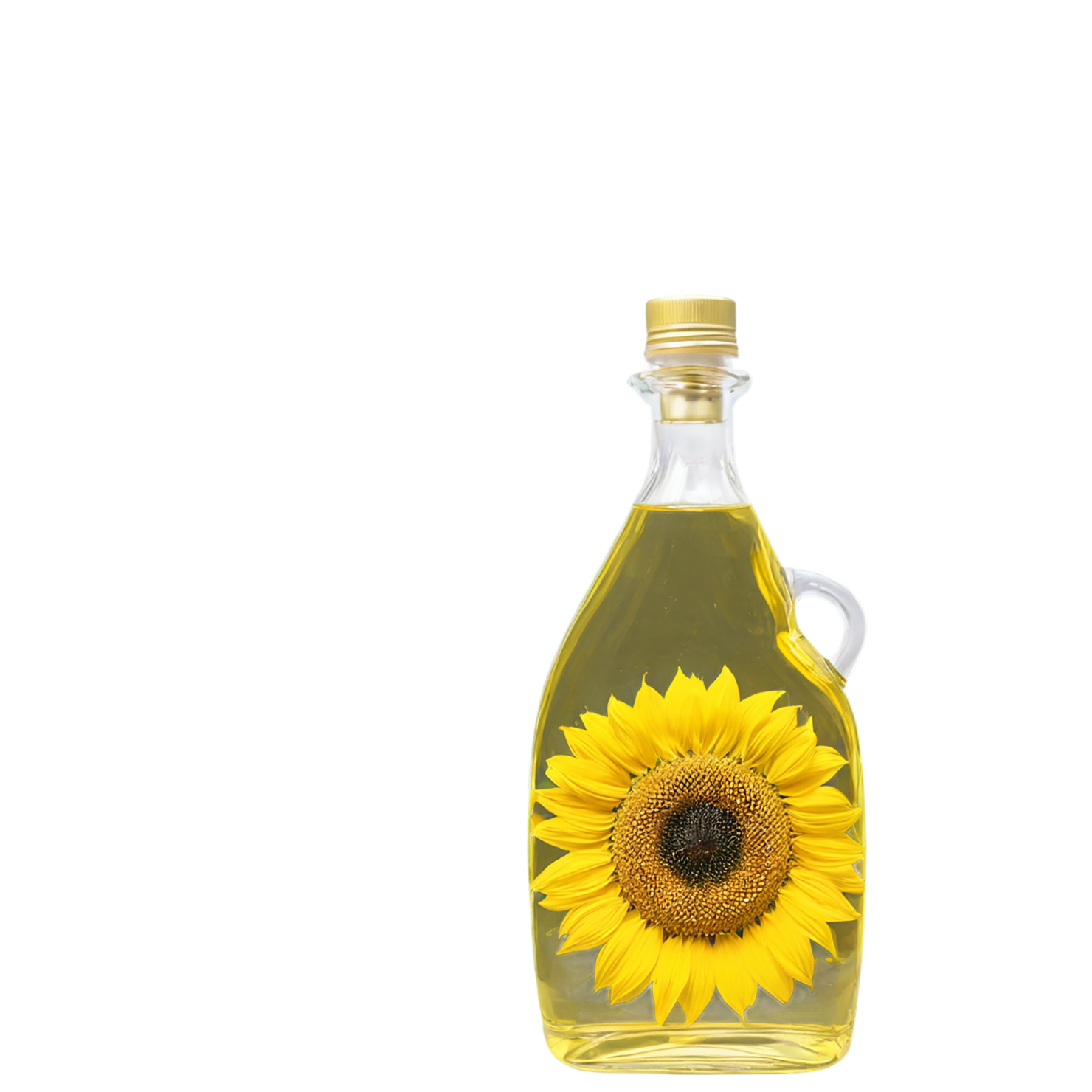 Sunflower oil isolated on transparent background #7987