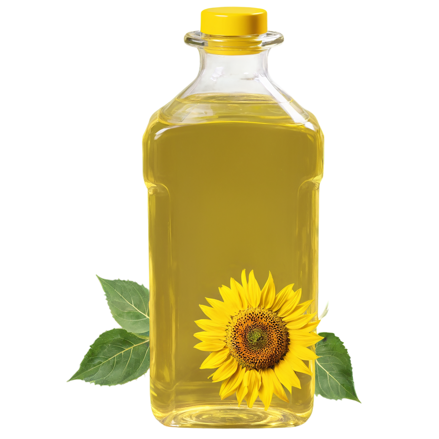 Sunflower oil isolated on transparent background #7988