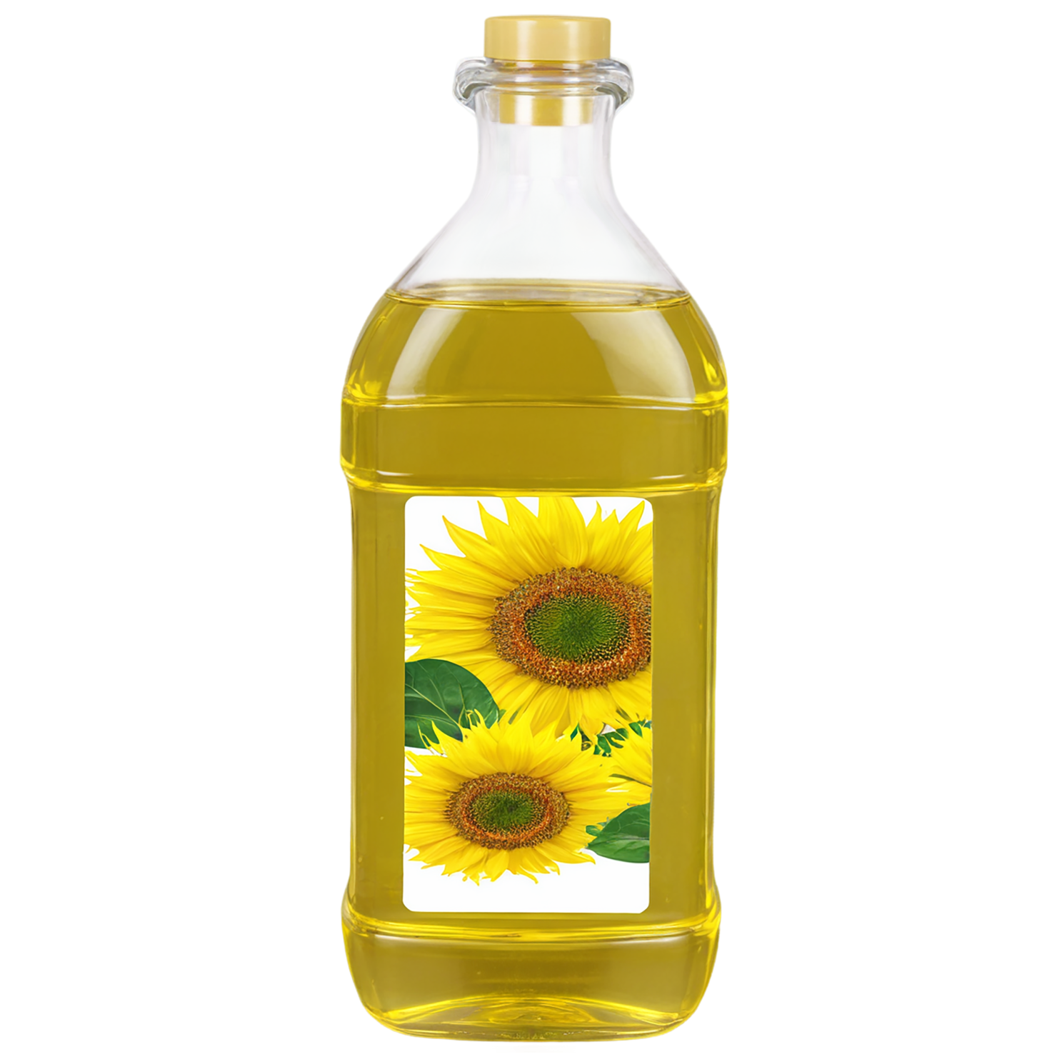 Sunflower oil isolated on transparent background #7992