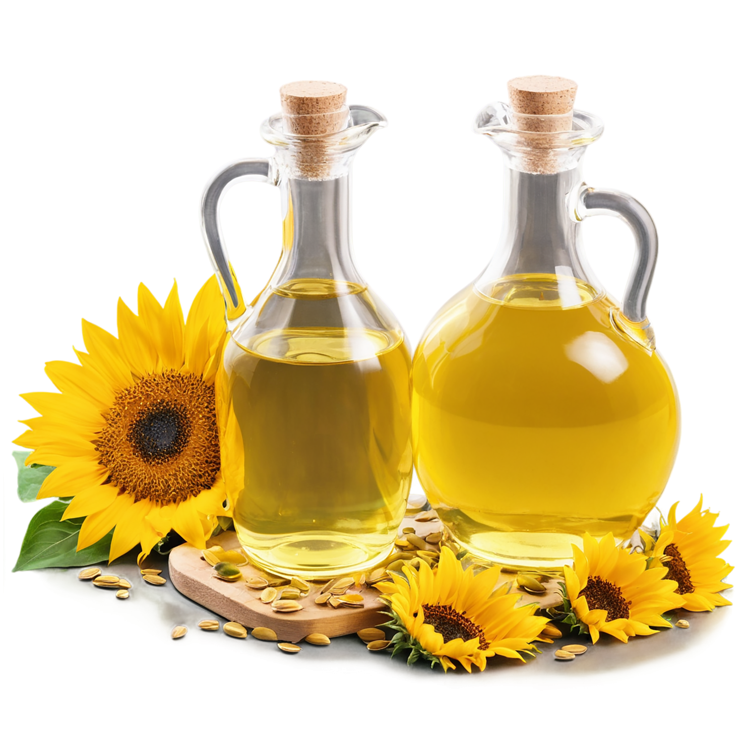 Sunflower oil isolated on transparent background #7994