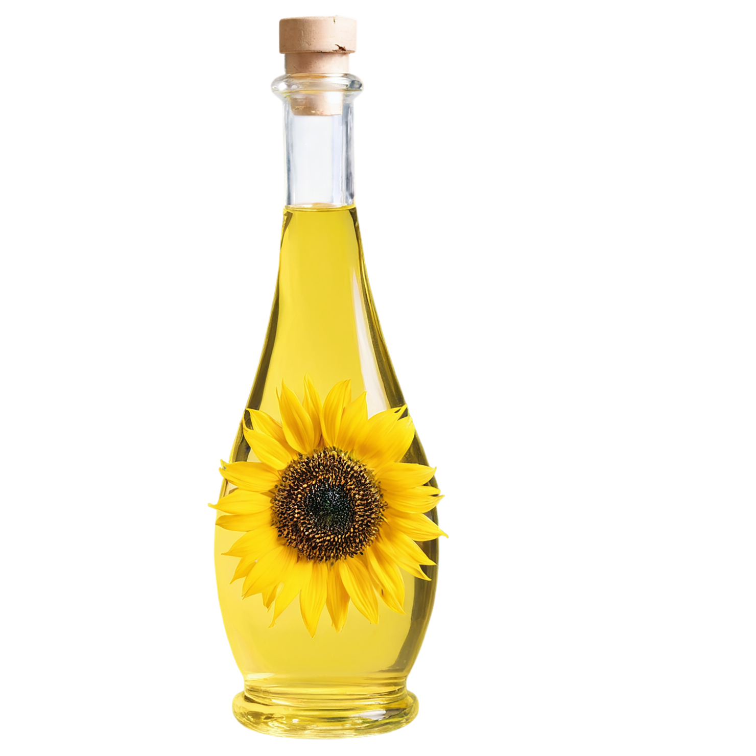Sunflower oil isolated on transparent background #7996