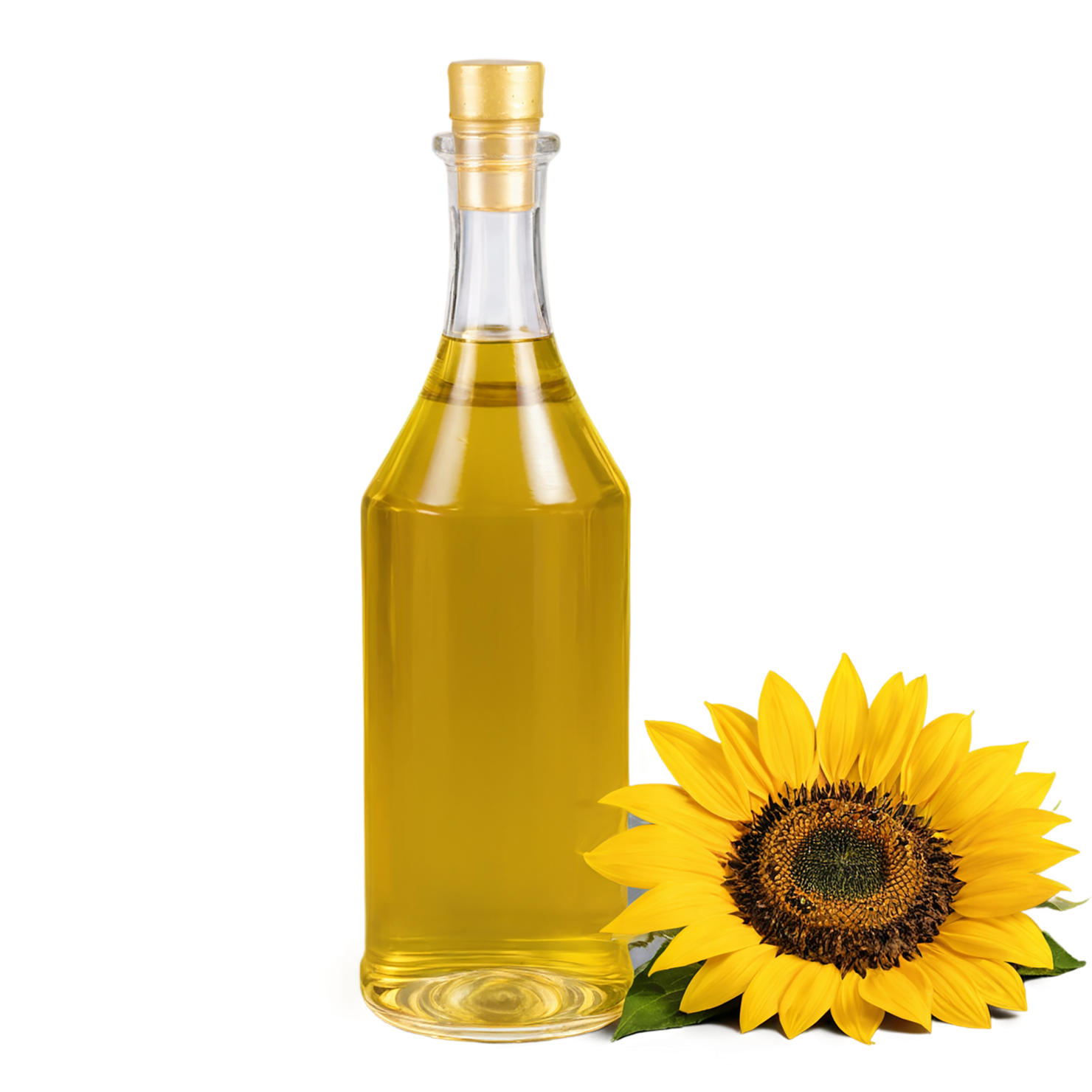 Sunflower oil isolated on transparent background #8002