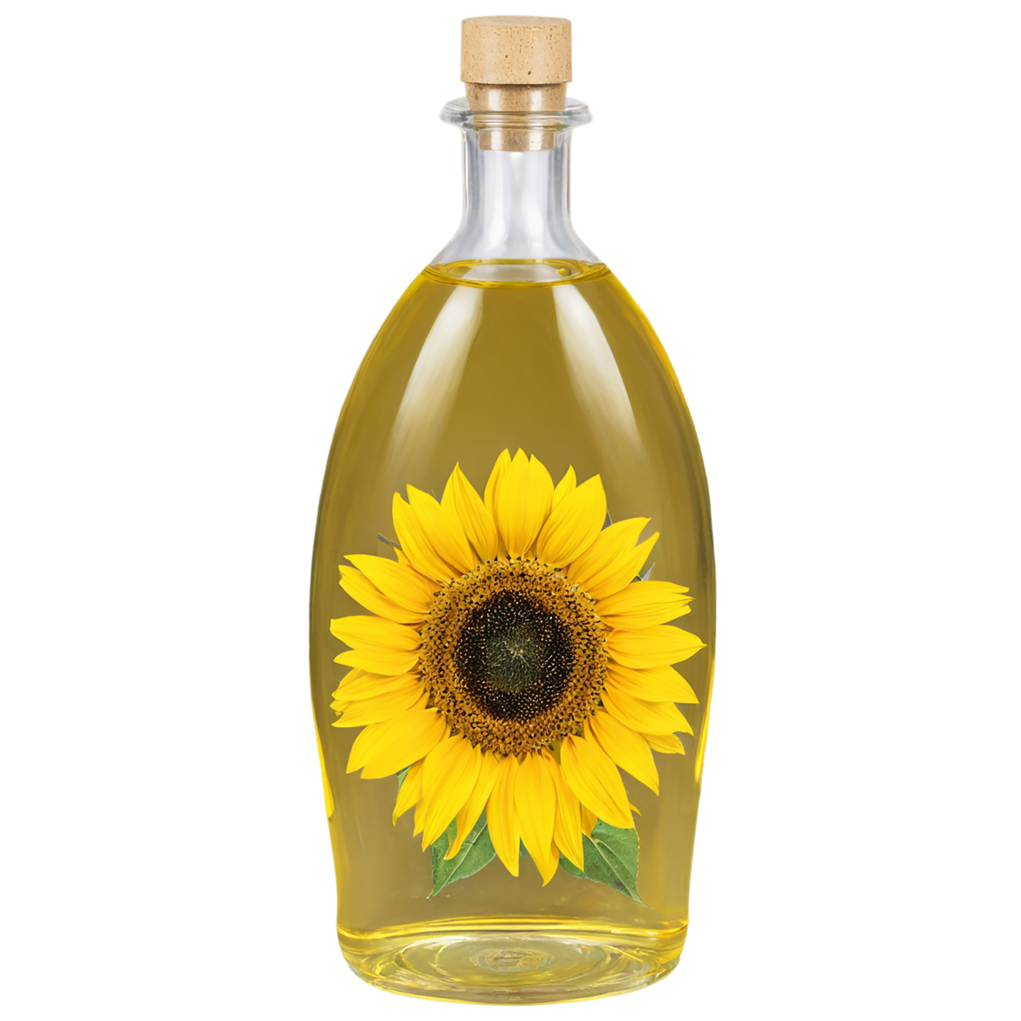 Sunflower oil isolated on transparent background #8003