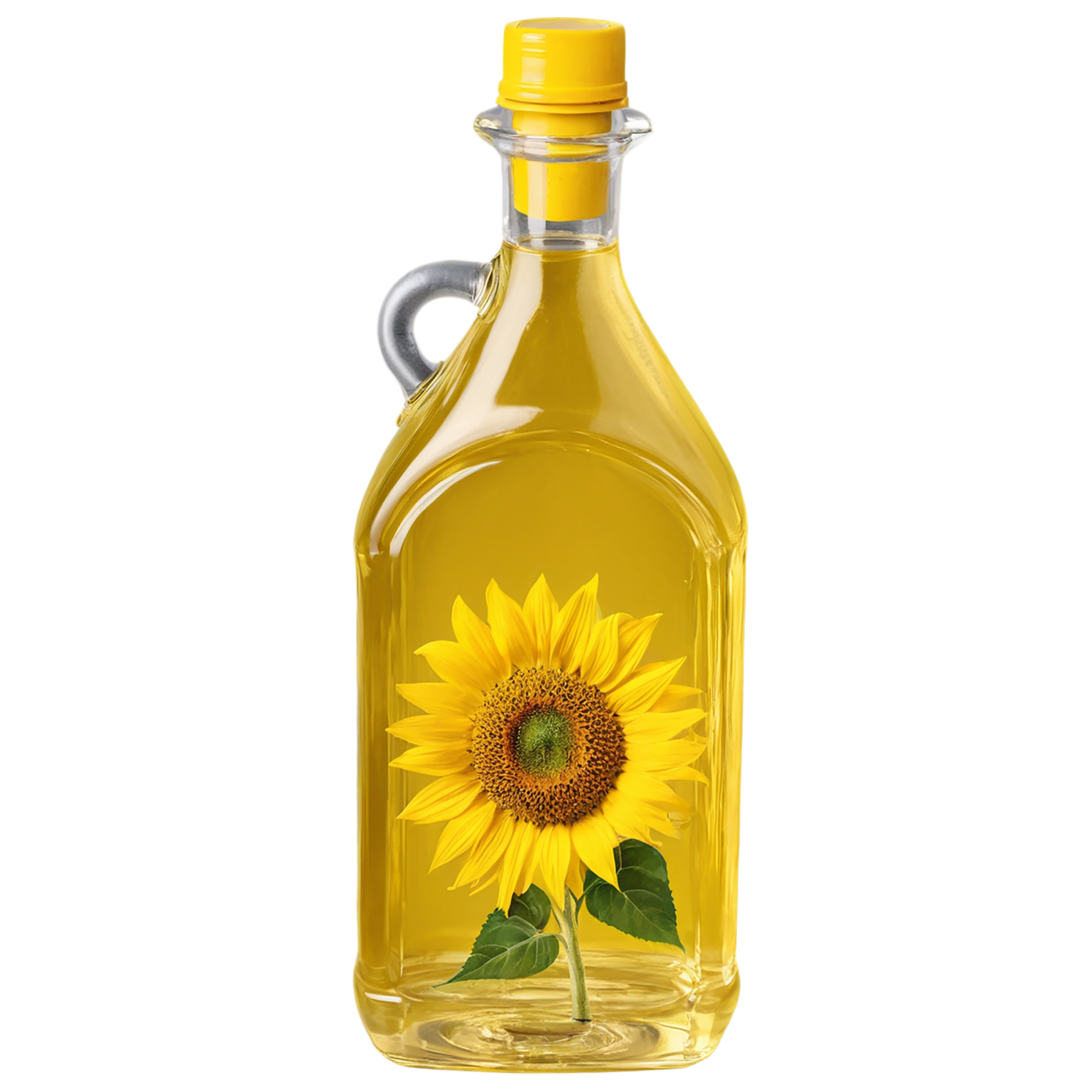 Sunflower oil isolated on transparent background #8004
