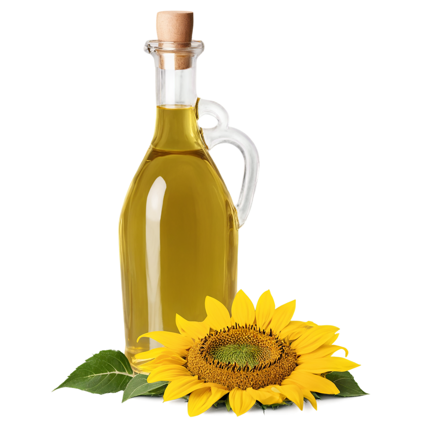 Sunflower oil isolated on transparent background #8007