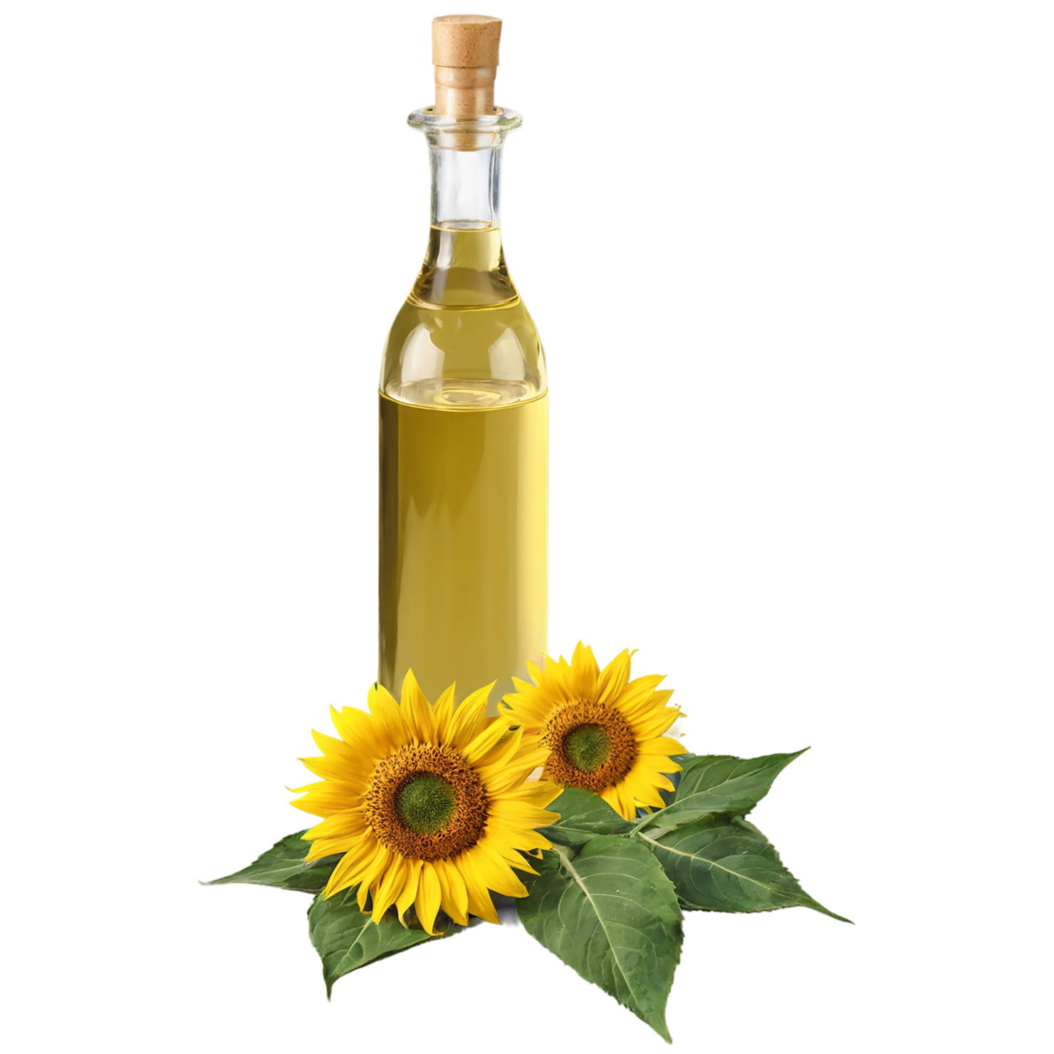 Sunflower oil isolated on transparent background #8008